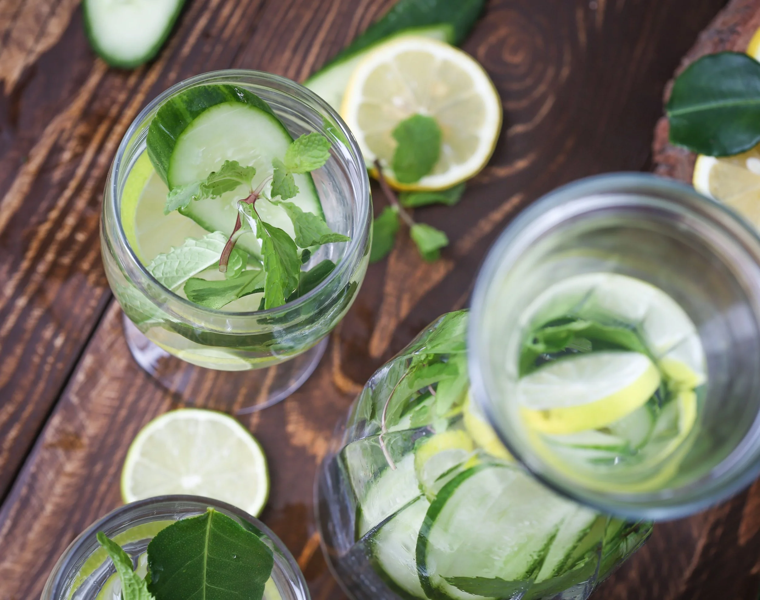 The Benefits of Cucumber, Lemon &amp; Mint Water