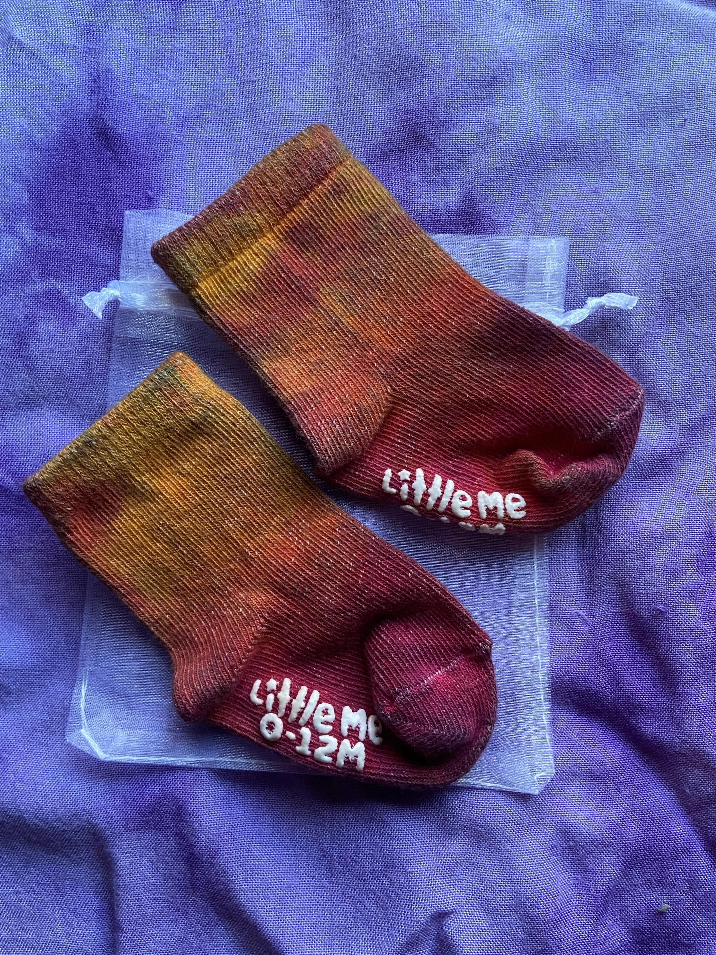 Sunrise Tie-Dye Socks