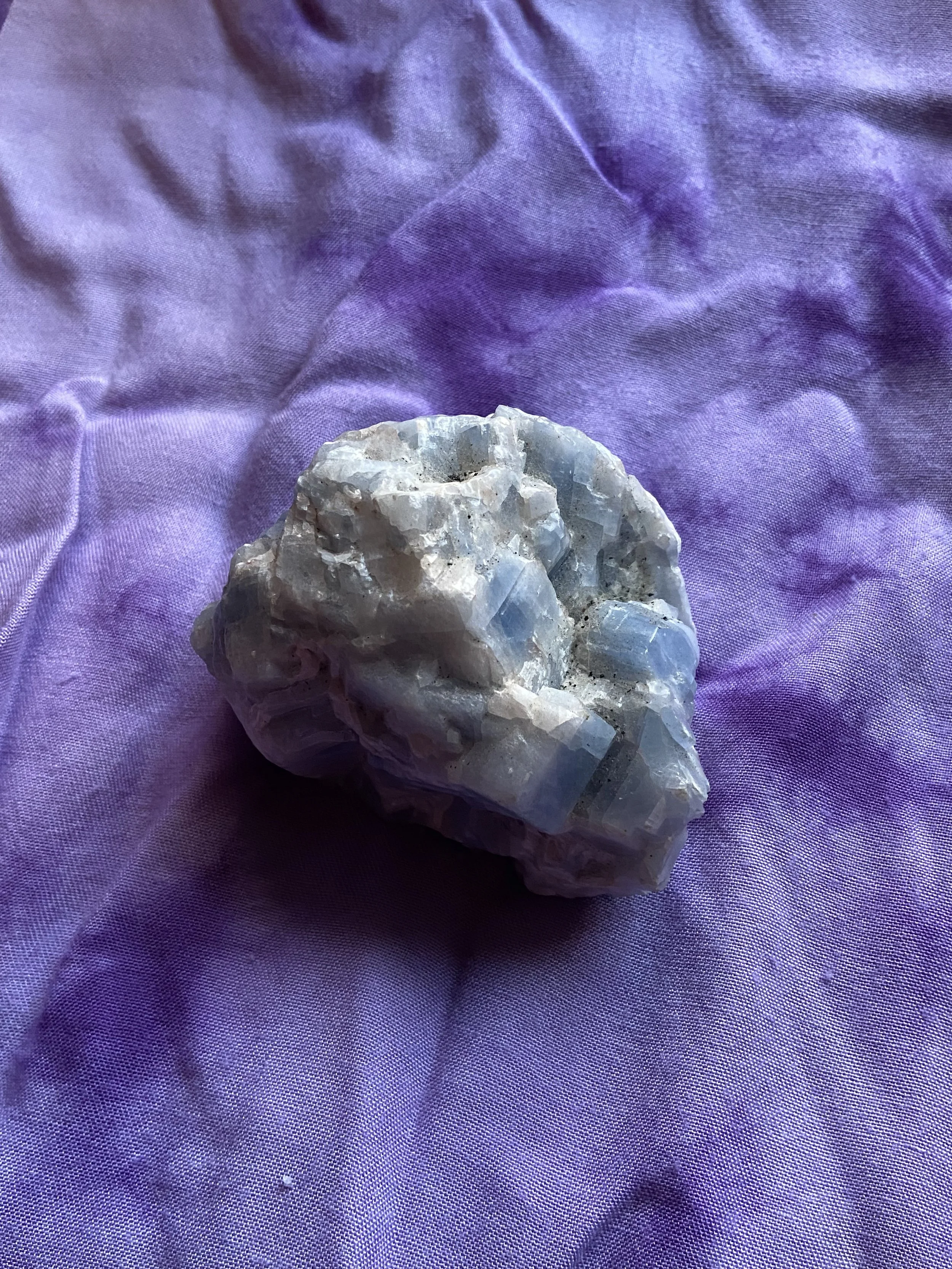 Large Blue Calcite Crystal