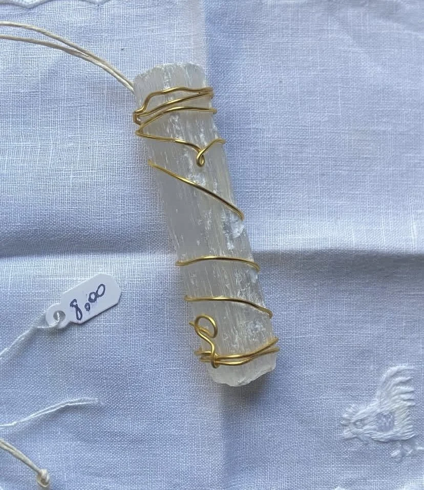 Selenite Wand Necklace