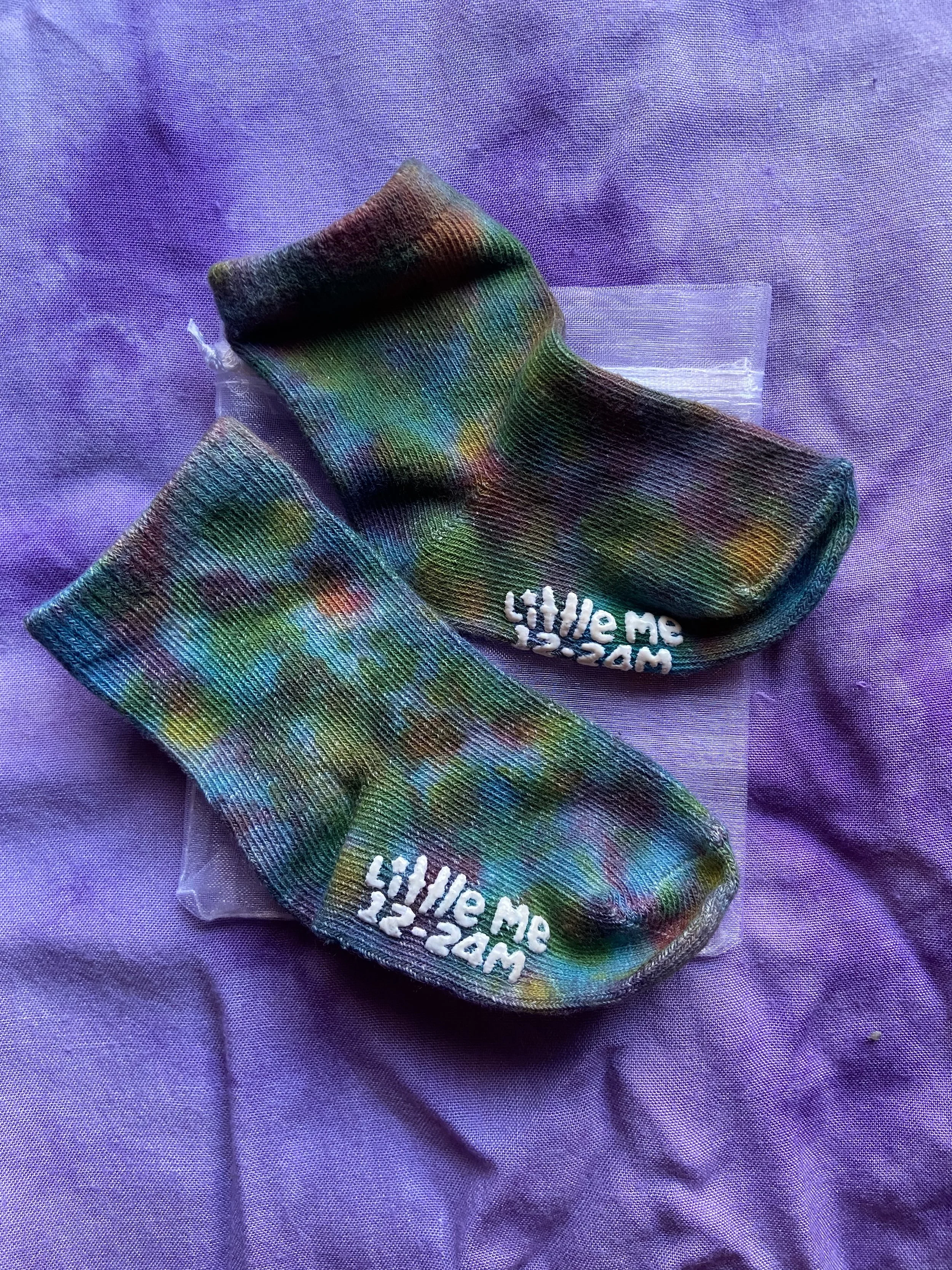 Rainbow Splatter Tie-Dye Socks 3.0