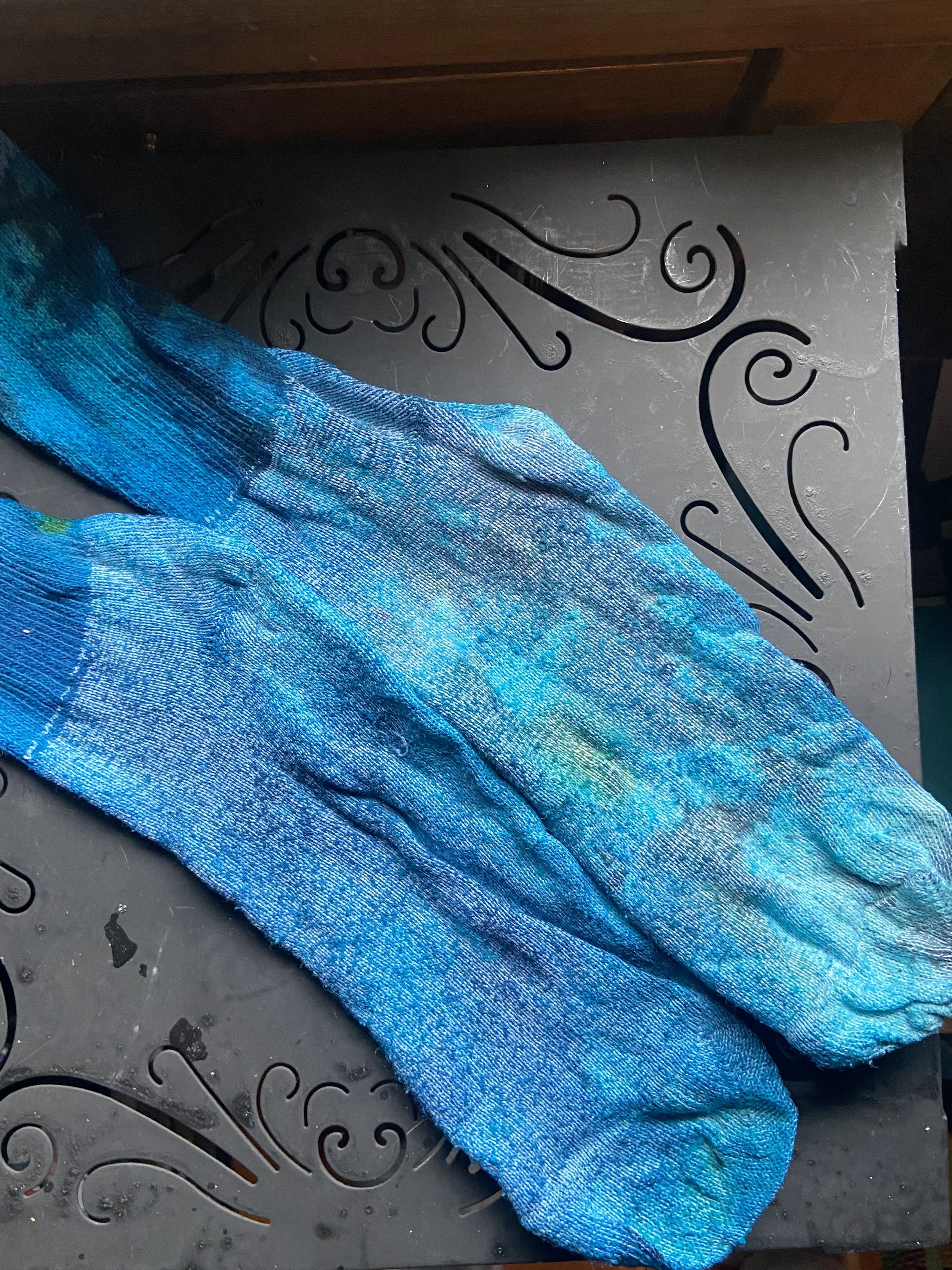 Oceanic Tie-Dye Adult Unisex Socks