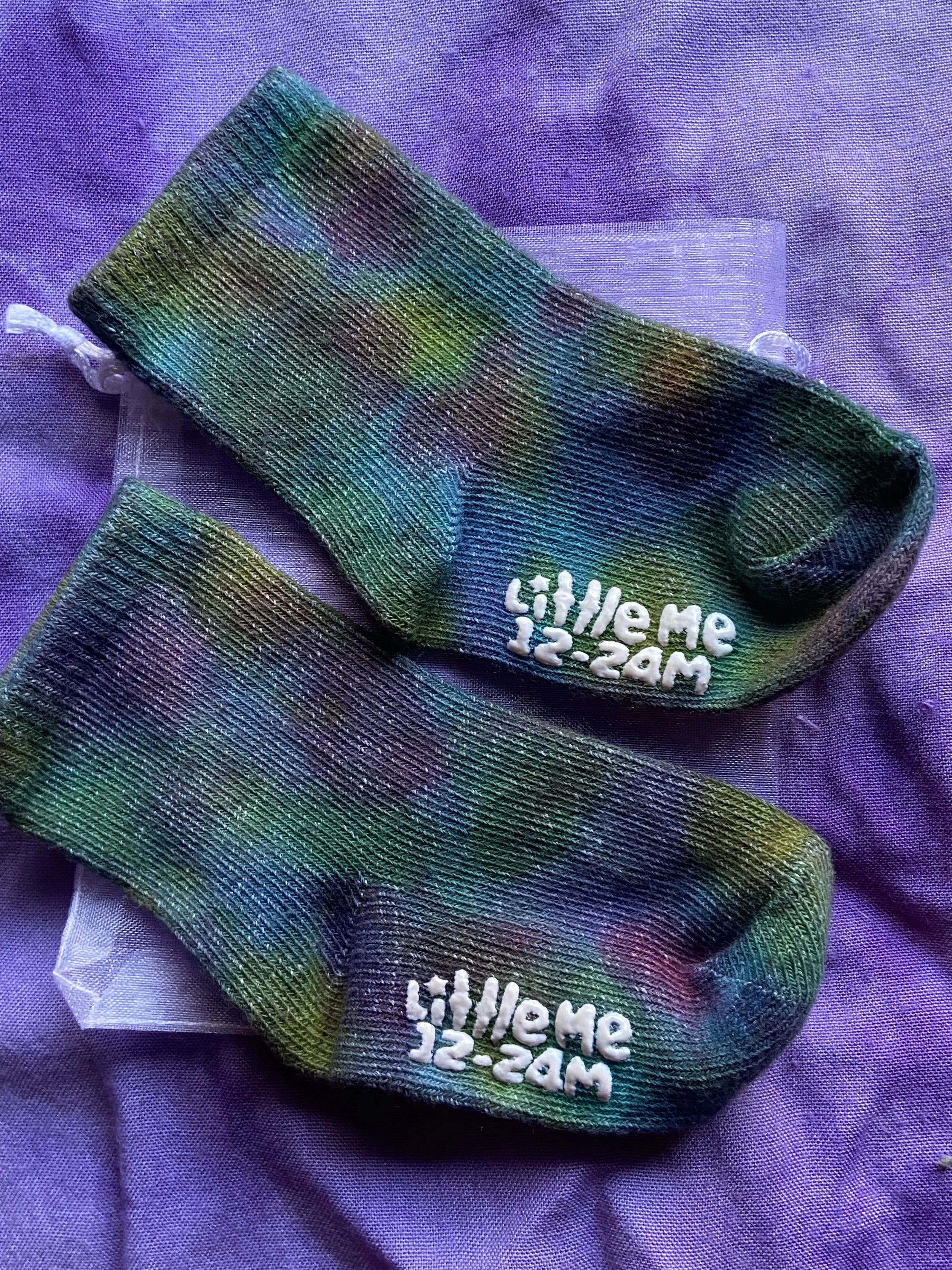 Rainbow Splatter Tie-Dye Socks 2.0