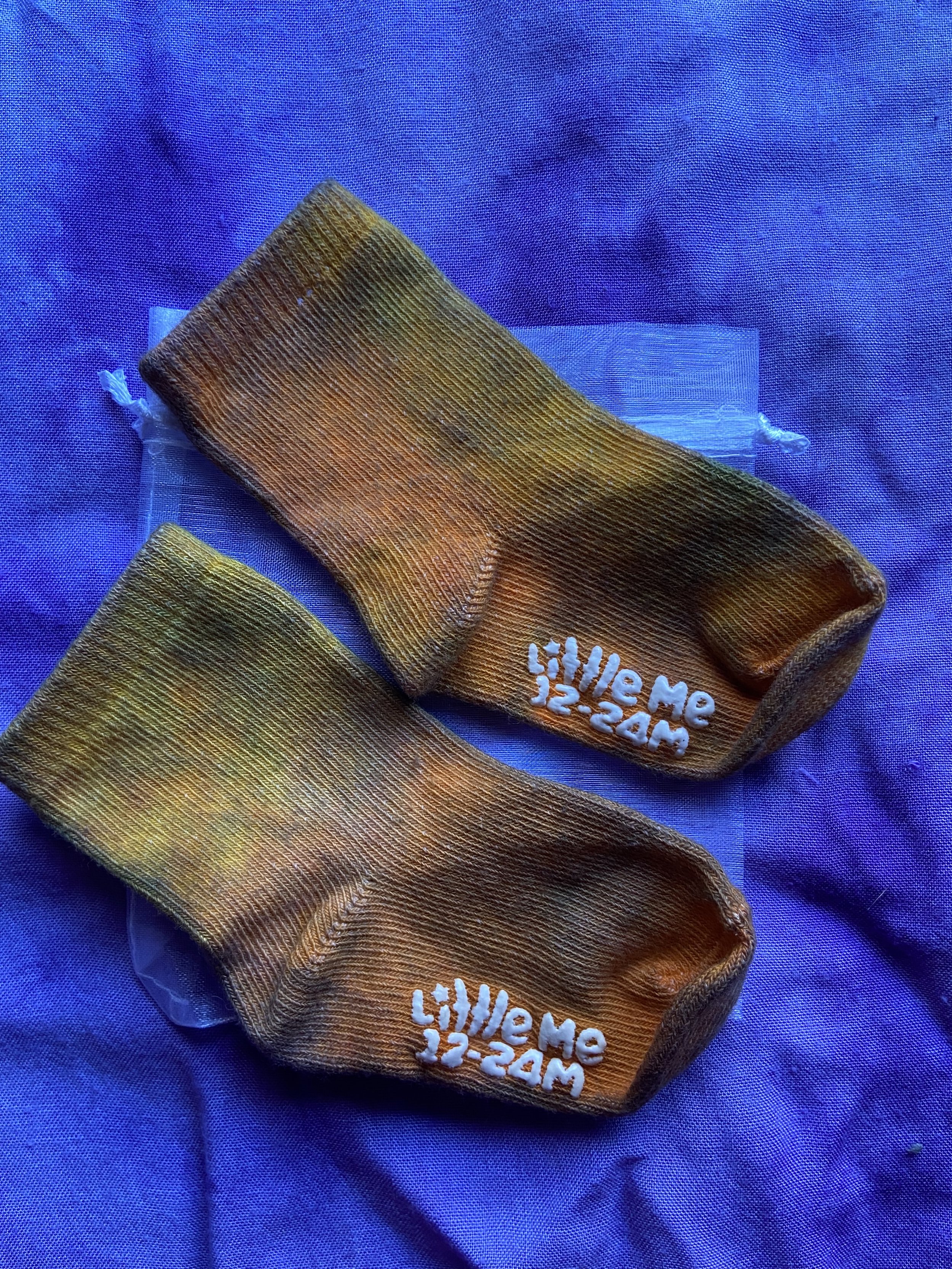 Dirty Sunset Tie-Dye Socks