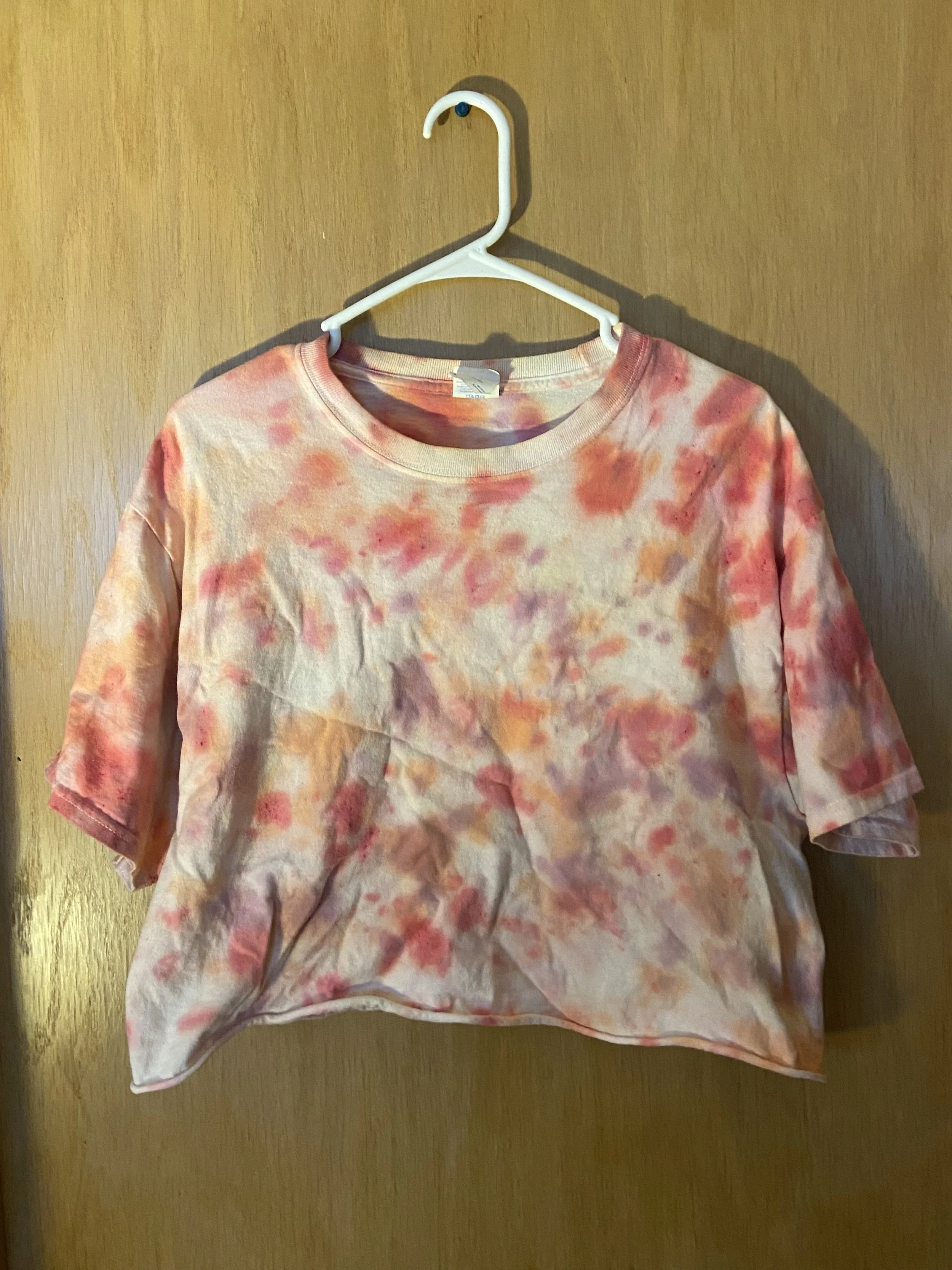 Citrus Tie-Dye Cropped T-Shirt