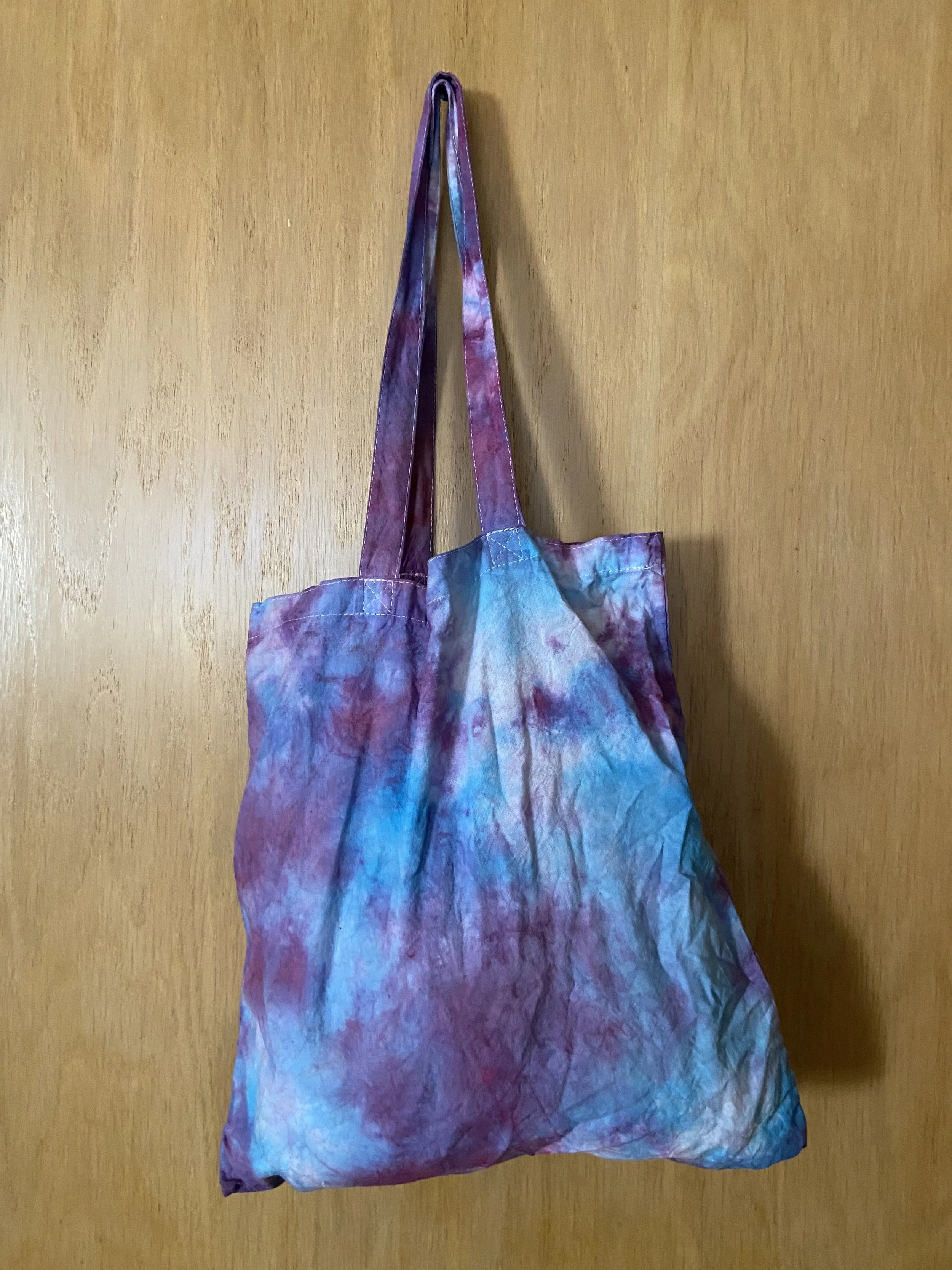 Berry Tie-Dye Tote Bag