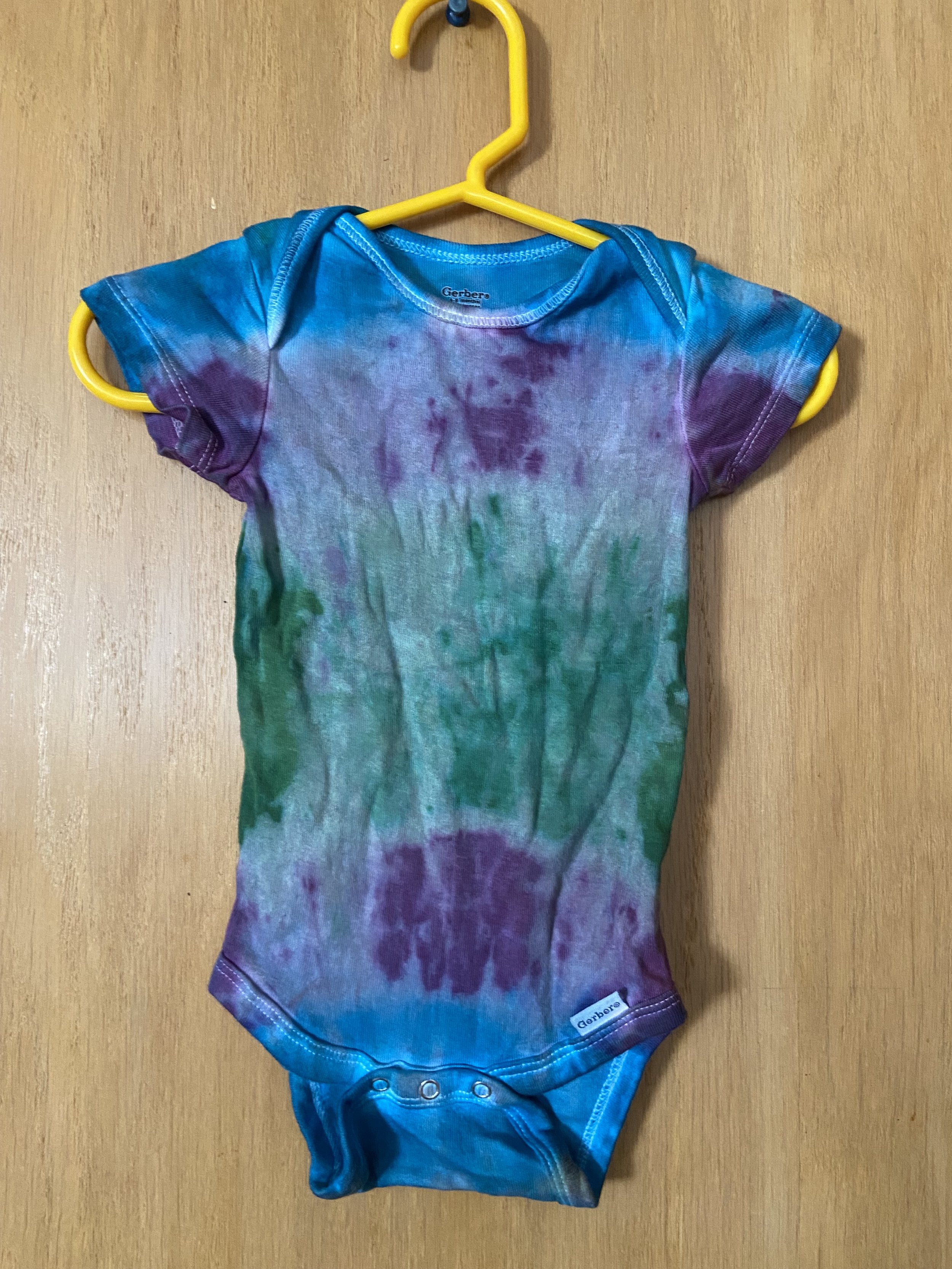 3 Musketeers Tie-Dye Onesie