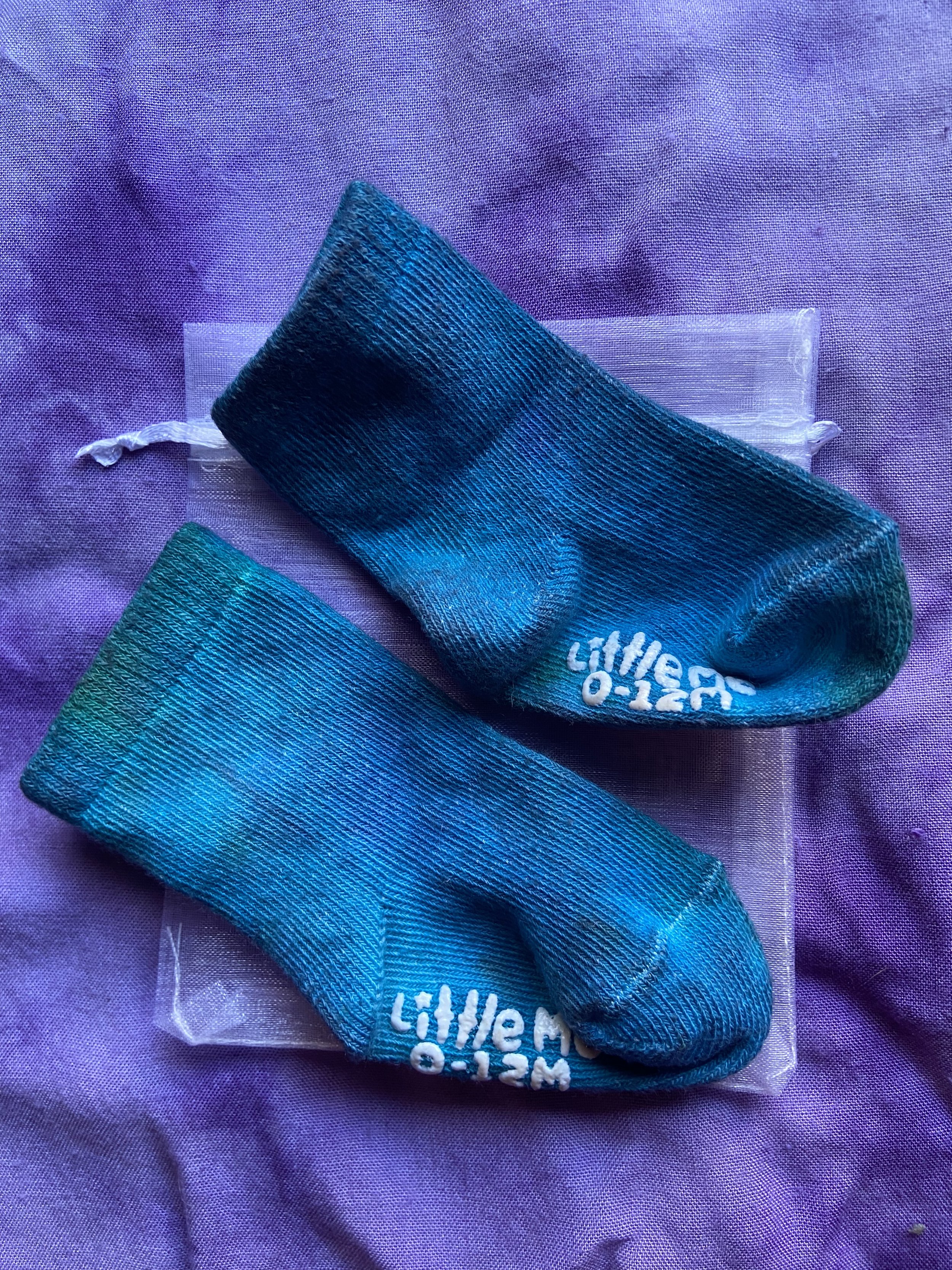 Oceanic Tie-Dye Socks