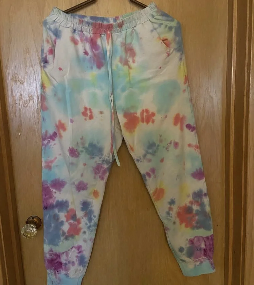 Tie-Dye Splatter Jogging Pants