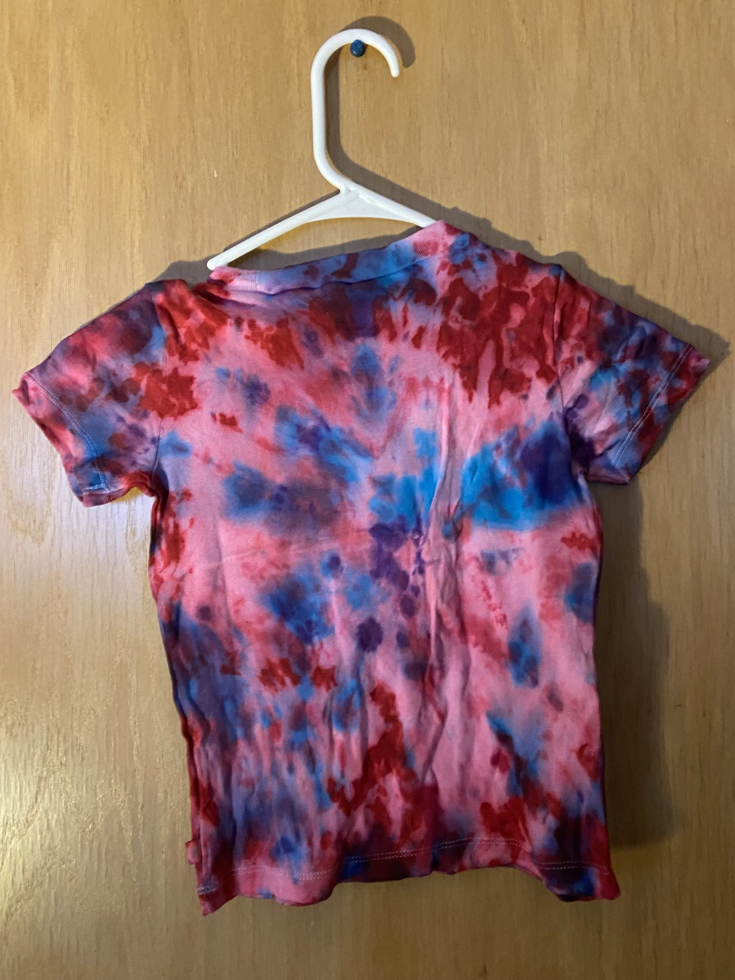 Berry Blue Burst Tie-Dye 4T Child T-Shirt