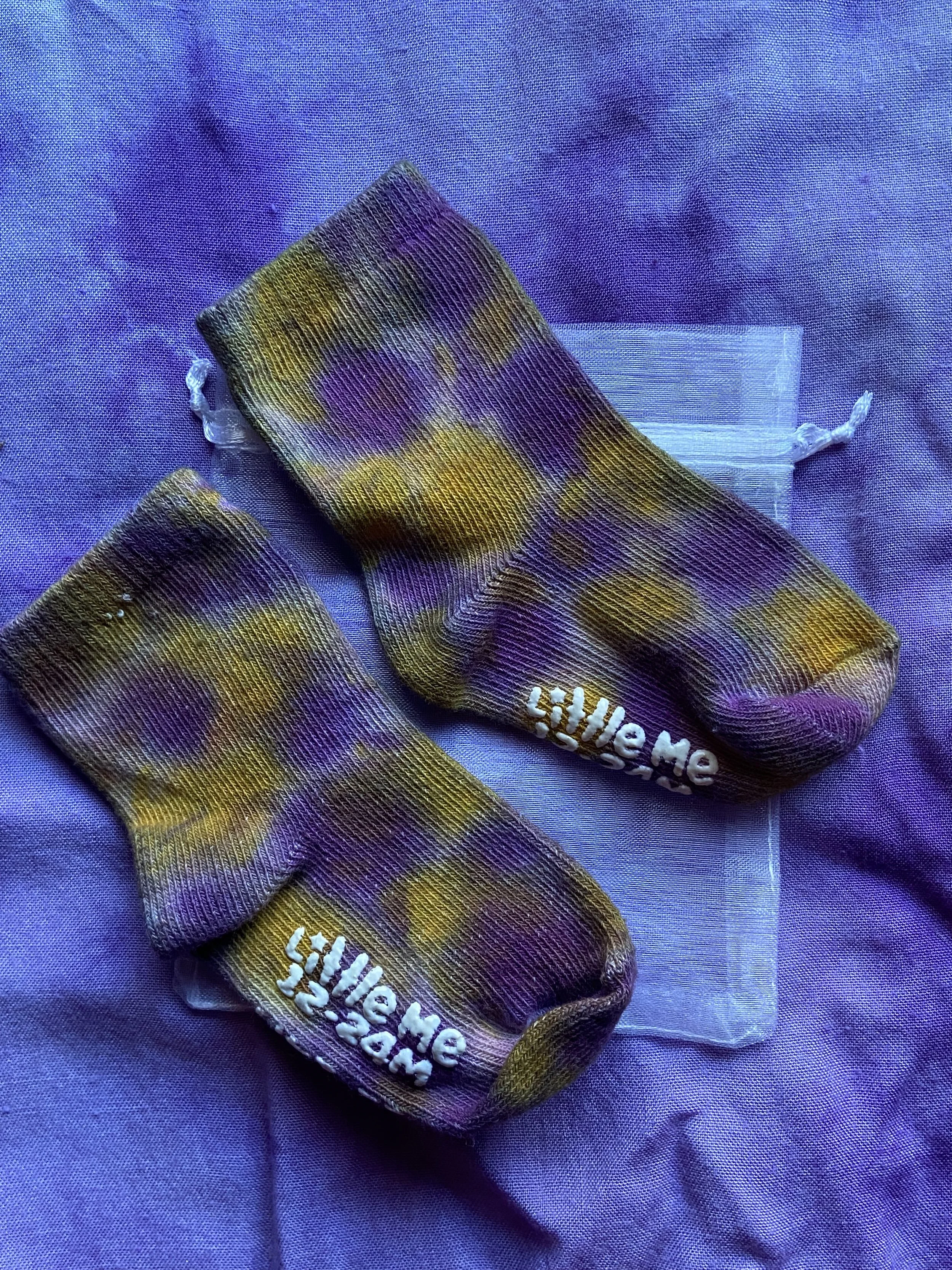 Halloween Tie-Dye Socks
