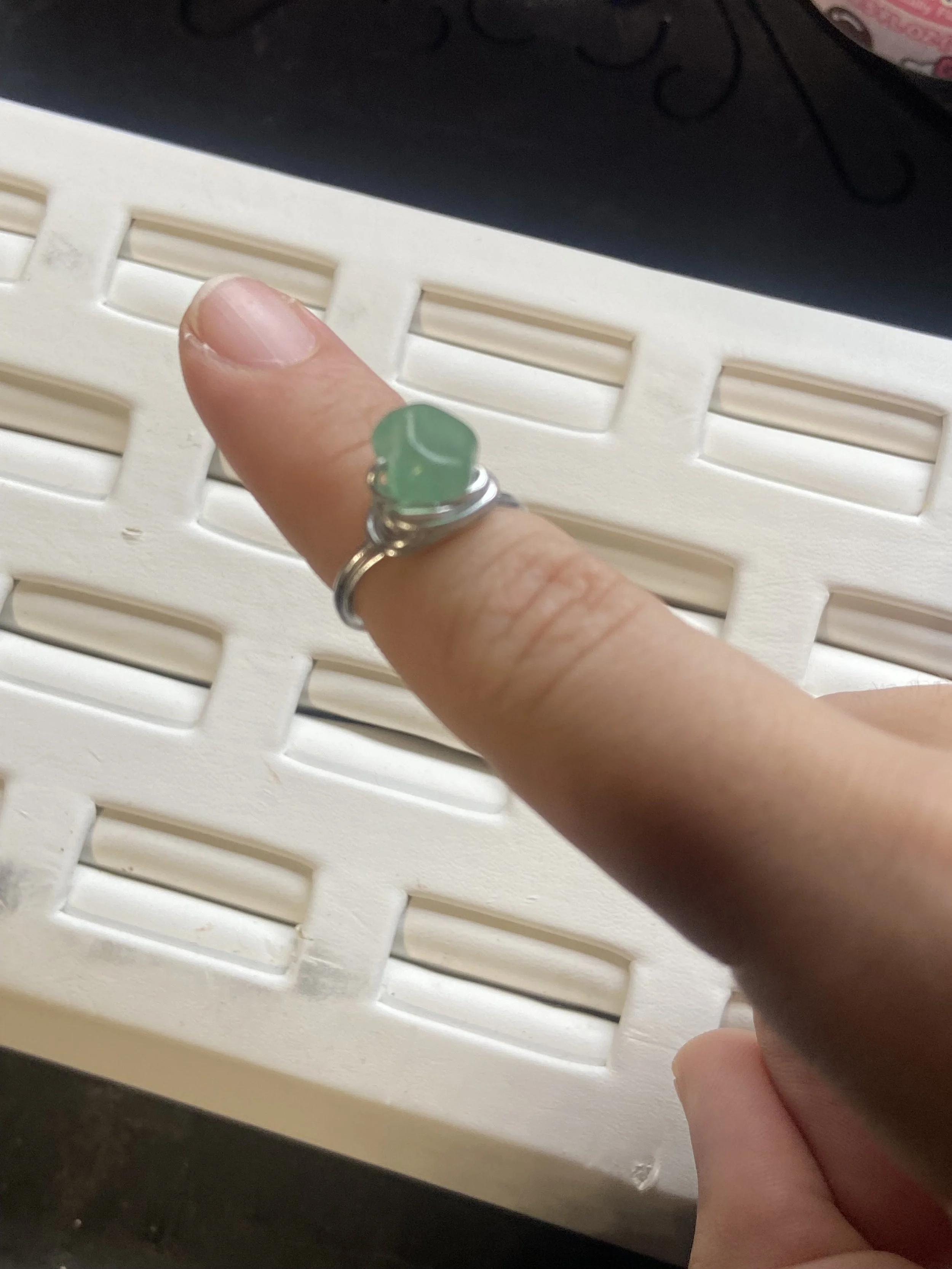 Green Aventurine ring