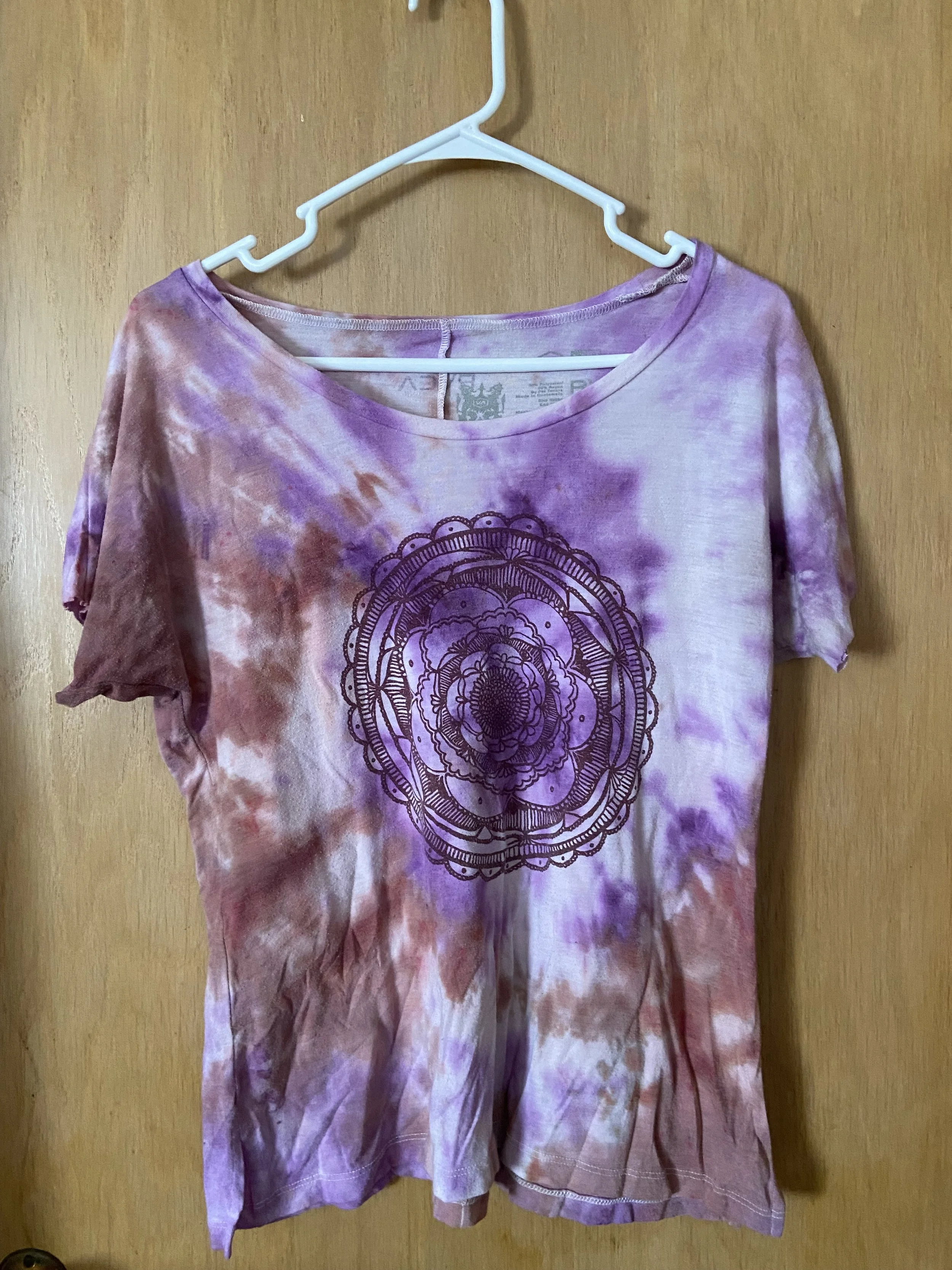 Mandala Design Tie-Dye T-Shirt
