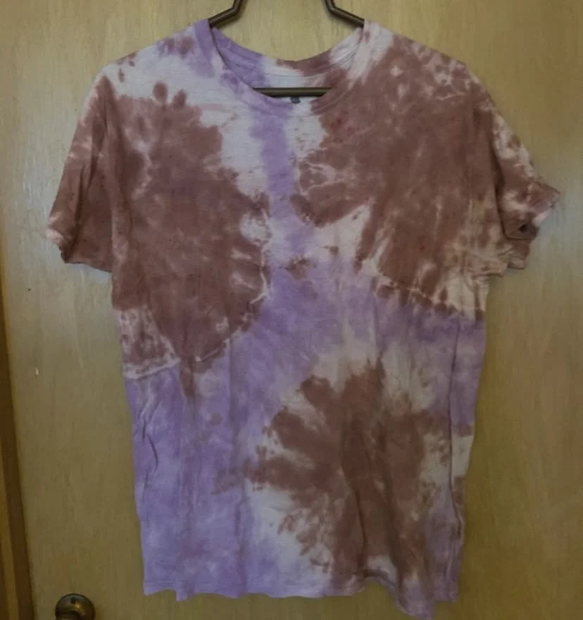 Purple + Brown Tie-Dye T-Shirt