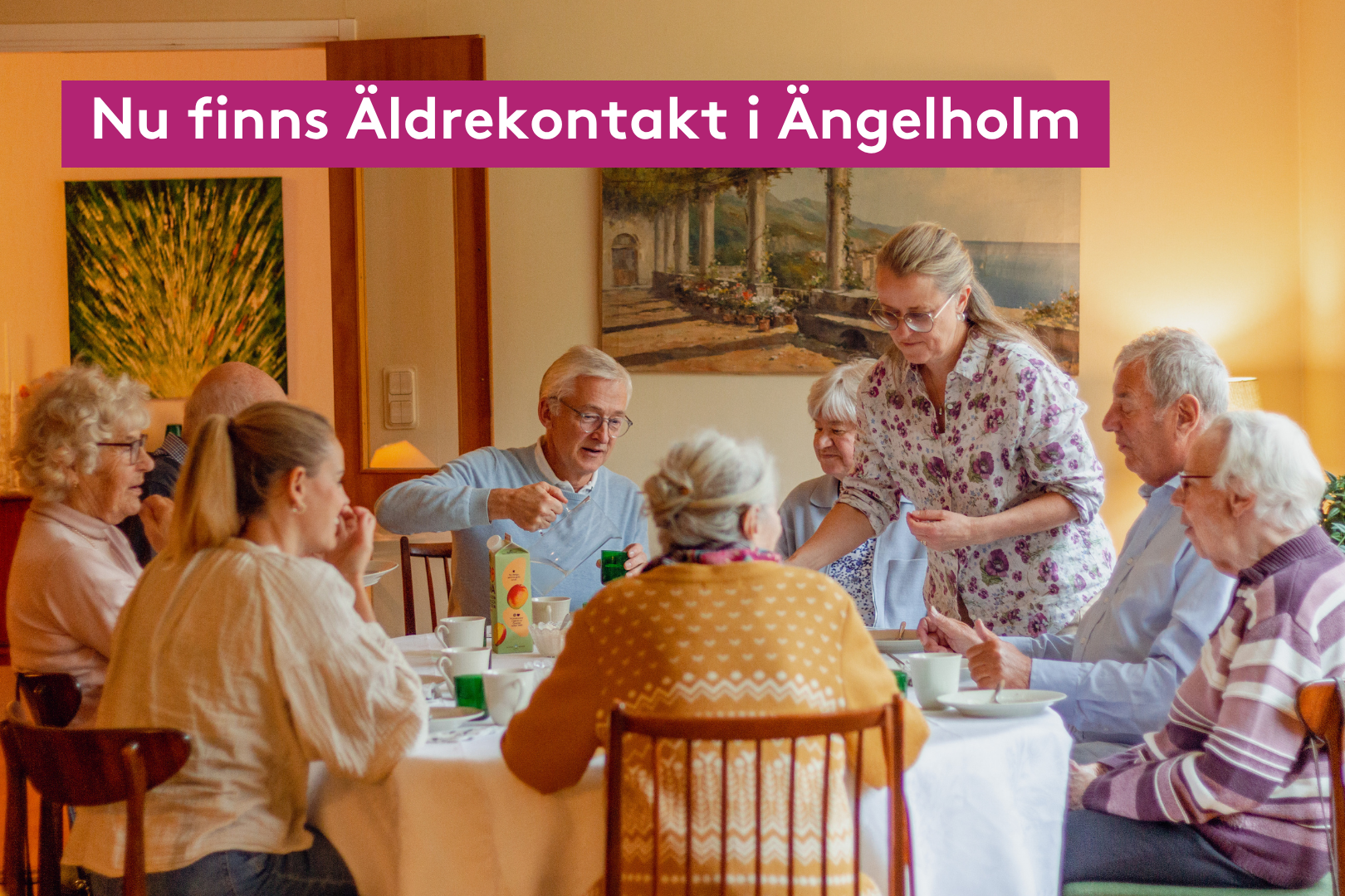Lokaltidningen Ängelholm – Äldrekontakt vill bli fler till fikaträffarna