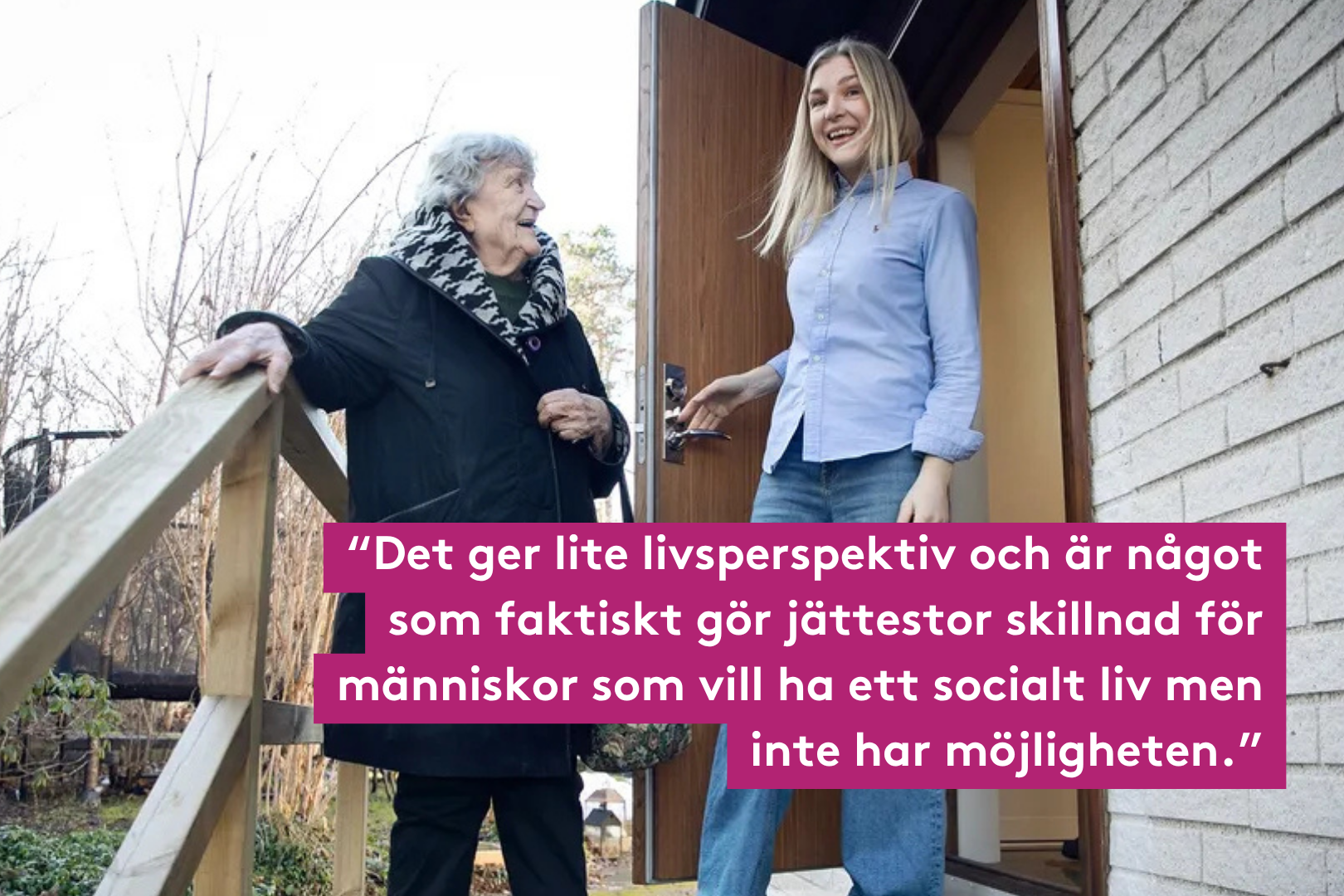Mitt i Stockholm – Marjatta fikade sig ur ensamheten