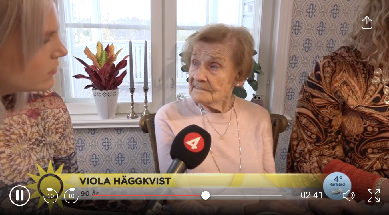 Äldrekontakt i Nyhetsmorgon