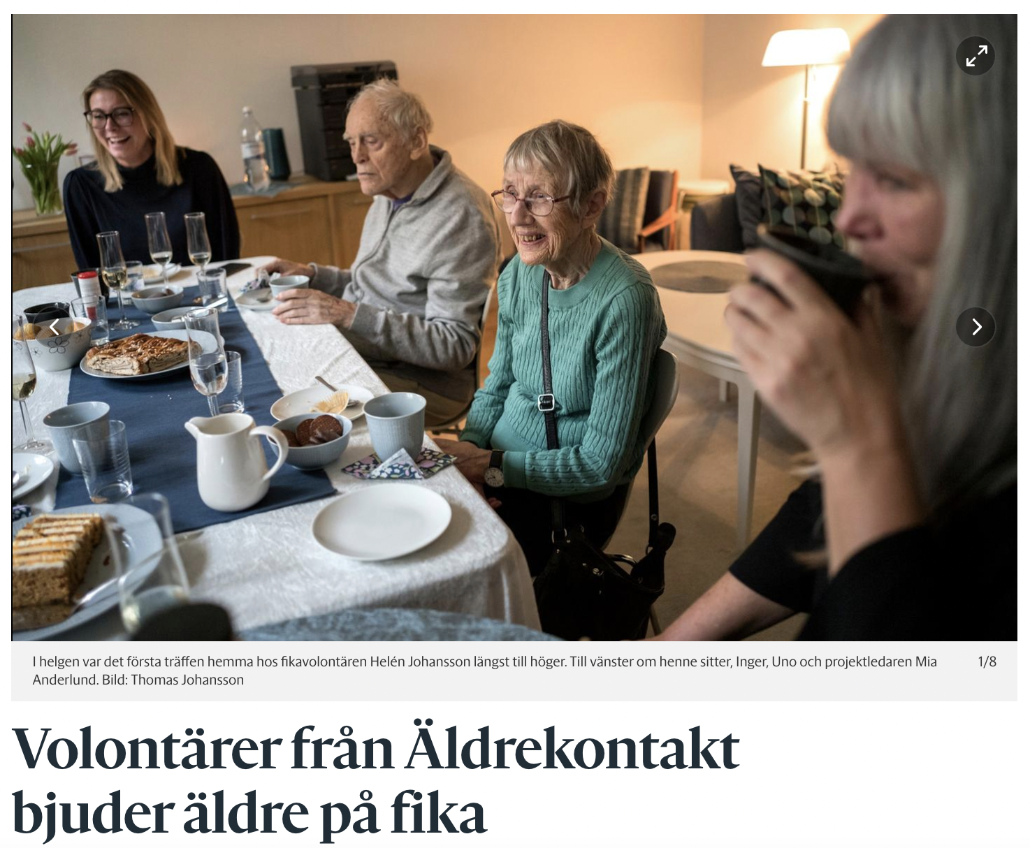 Äldrekontakt i Göteborgsposten