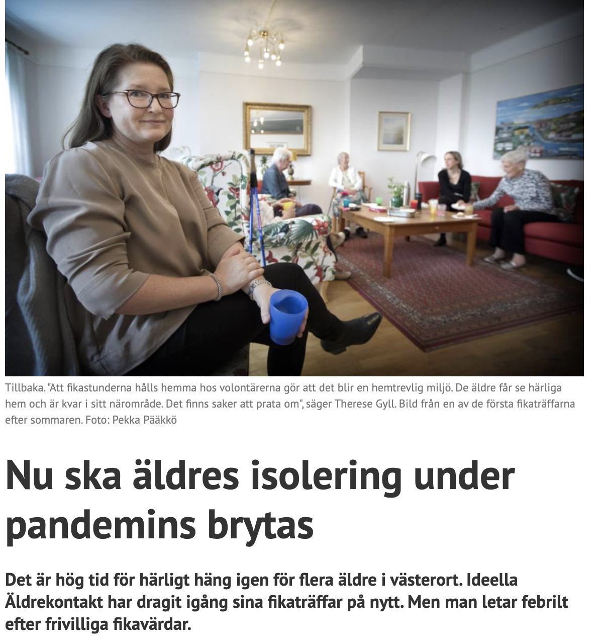 Äldrekontakt i Mitti Västerort