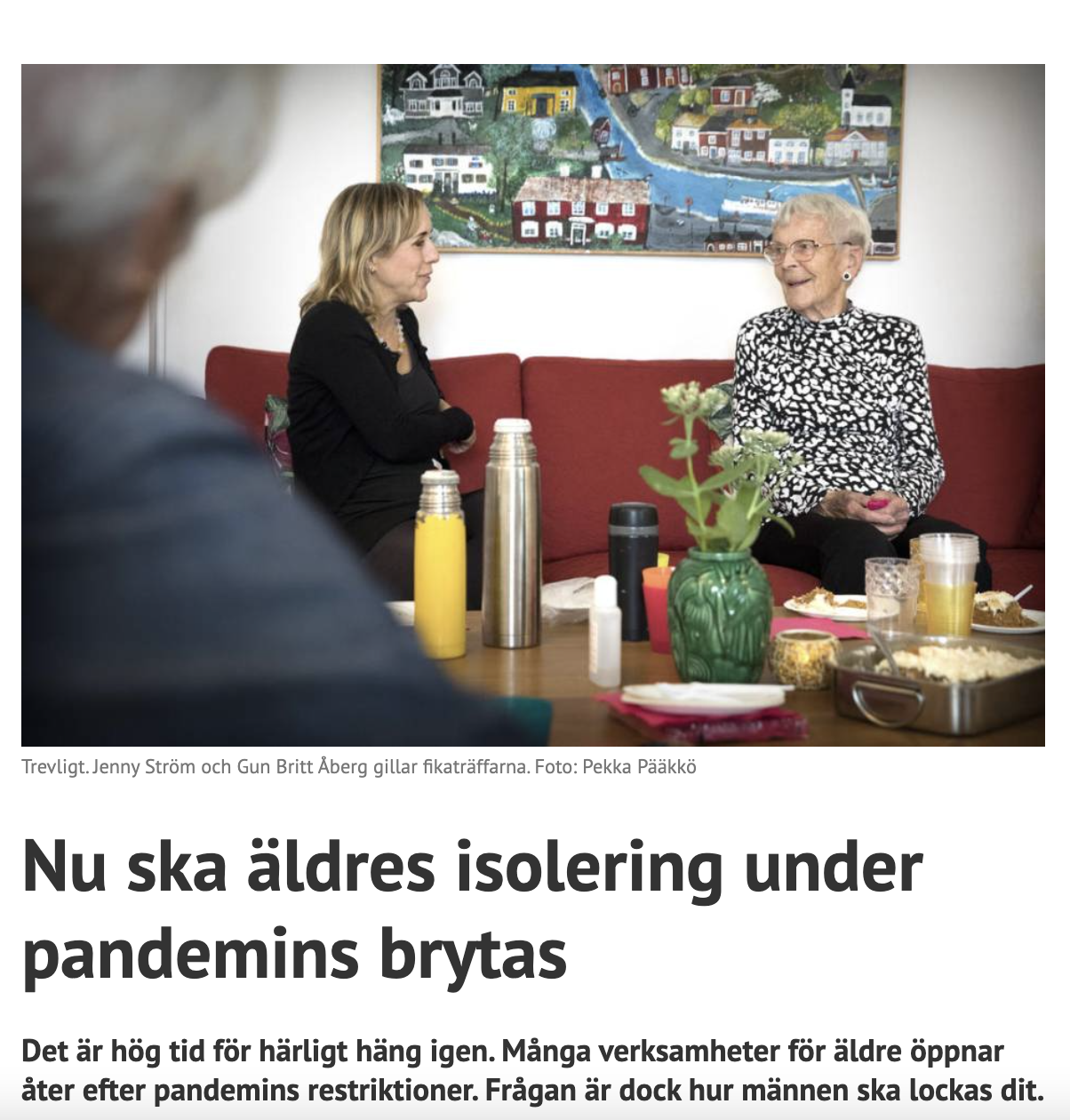 Mitti Kungsholmen besökte Äldrekontakt