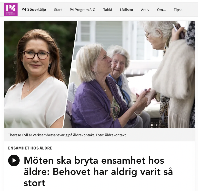 P4 Södertälje lyfter behovet av fler volontärer