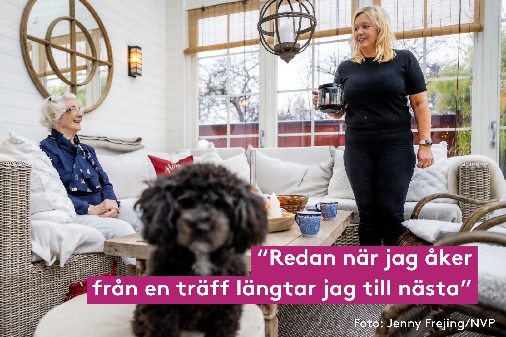 Nacka Värmdö Posten - Fikaträffarna är en ljusglimt i ensamheten