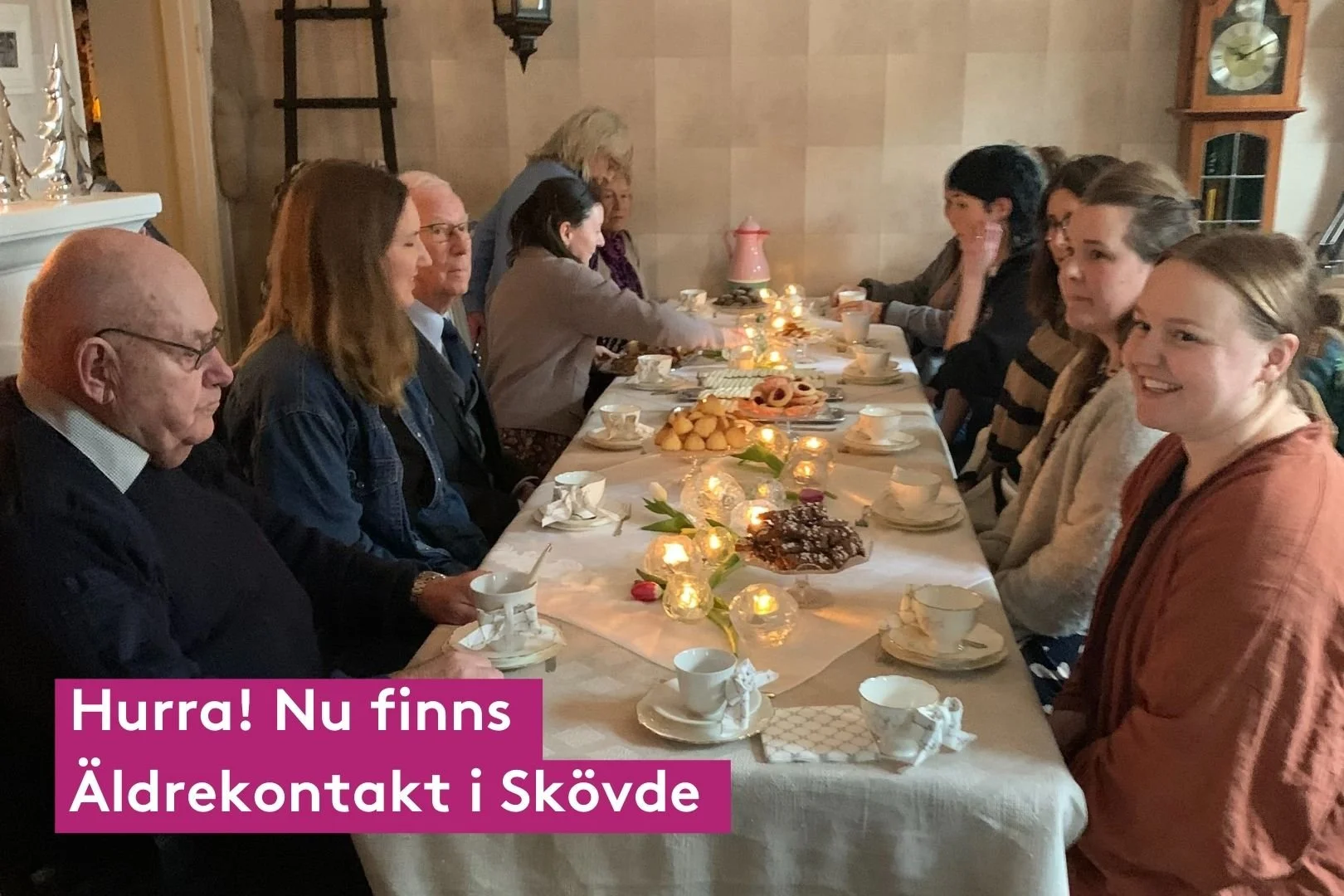Vår första fikagrupp i Skövde