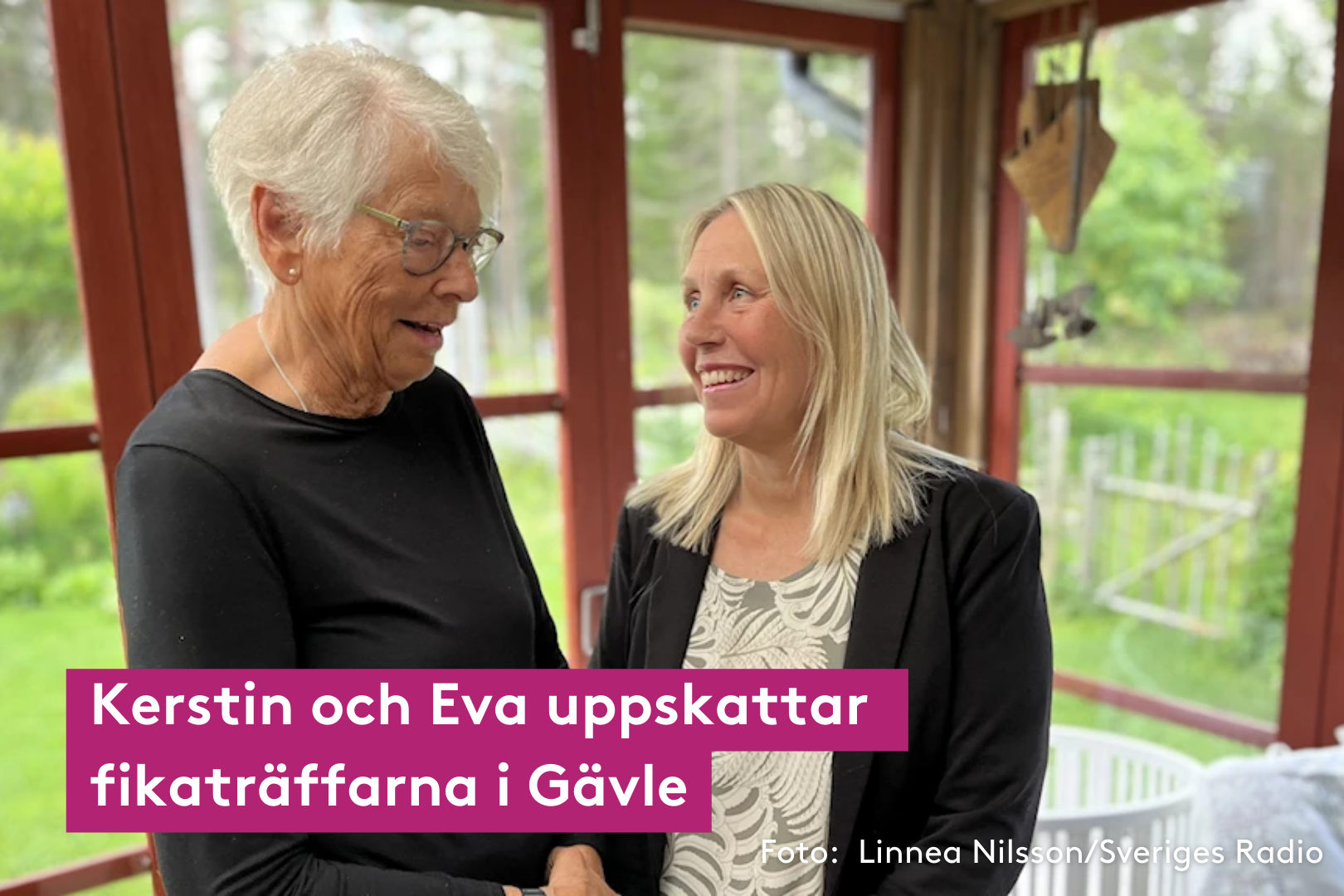 P4 Gävleborg – Ideella fikaträffar bröt Kerstins ensamhet