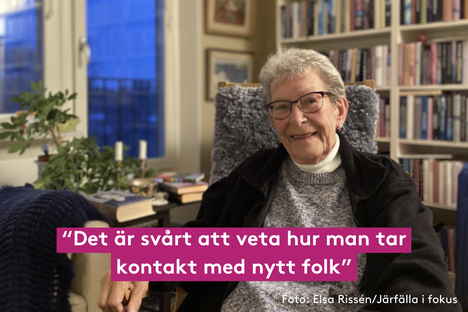 Järfälla i Fokus - Genom fikaträffar får äldre en ny social gemenskap