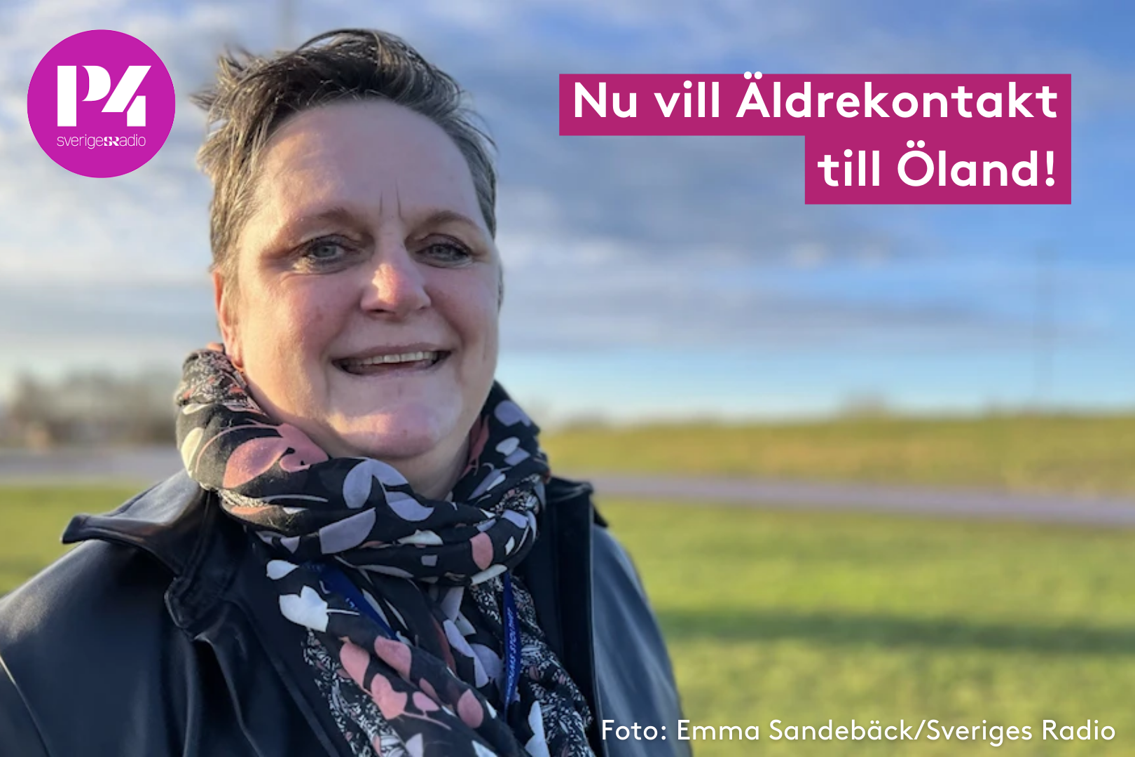 P4 Kalmar - Monica har anmält sig som volontärchaufför