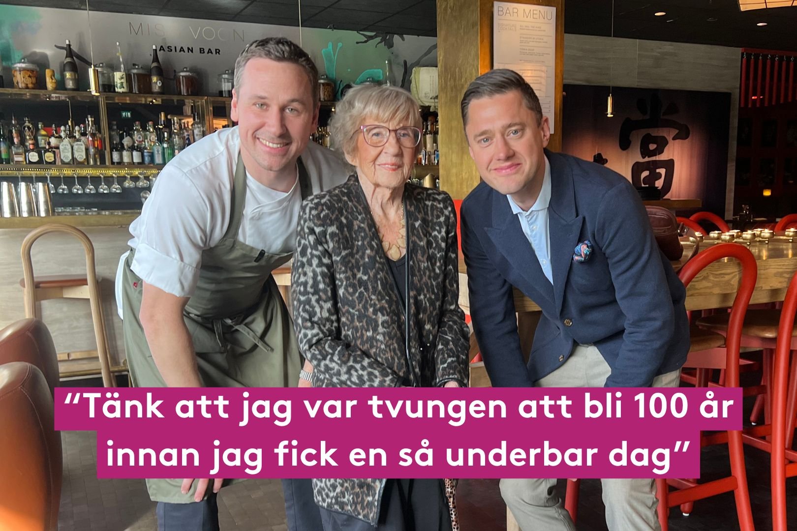 100-åriga Ulla tog hela Sverige med storm!