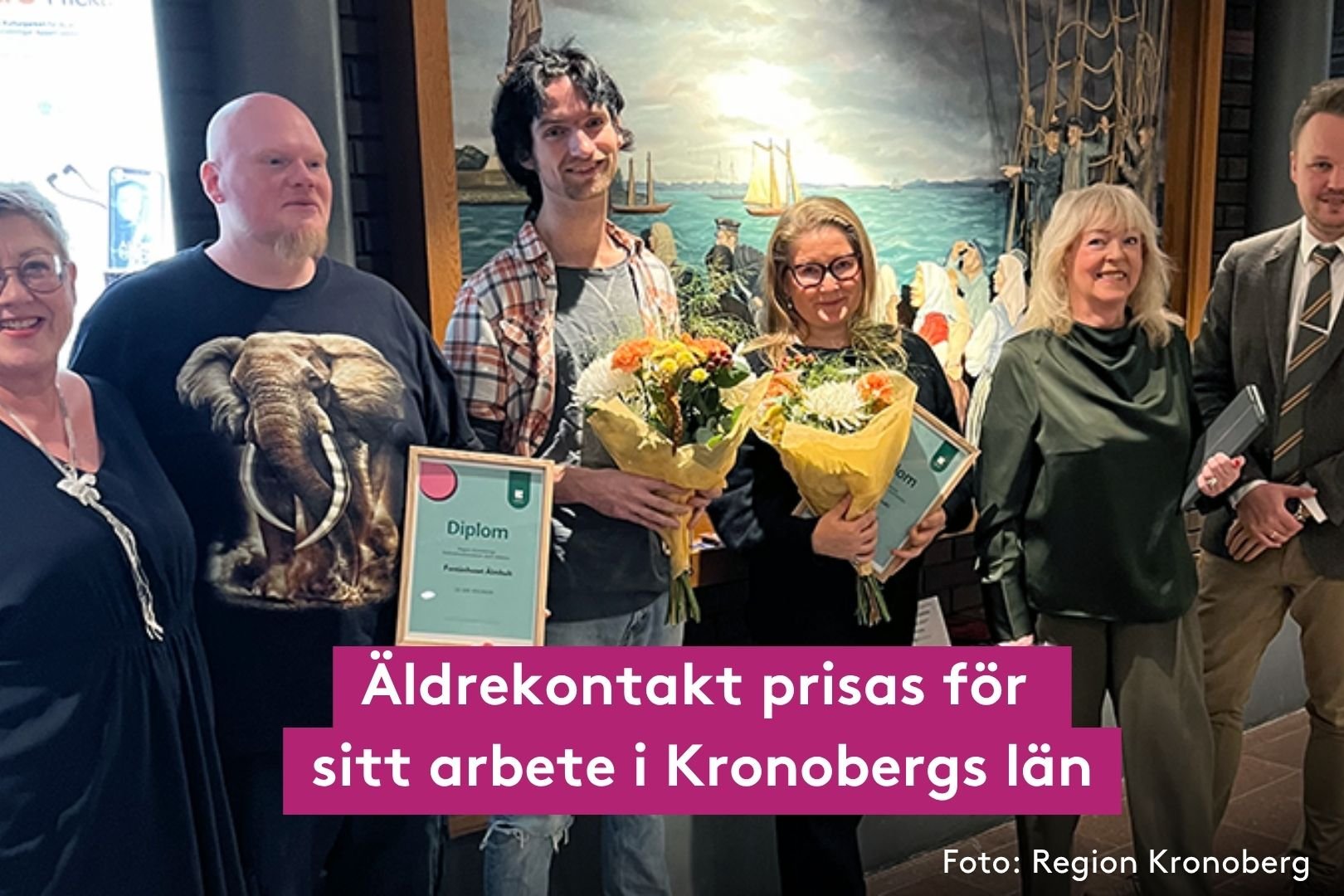  Äldrekontakt får Region Kronobergs folkhälsostipendium 2025
