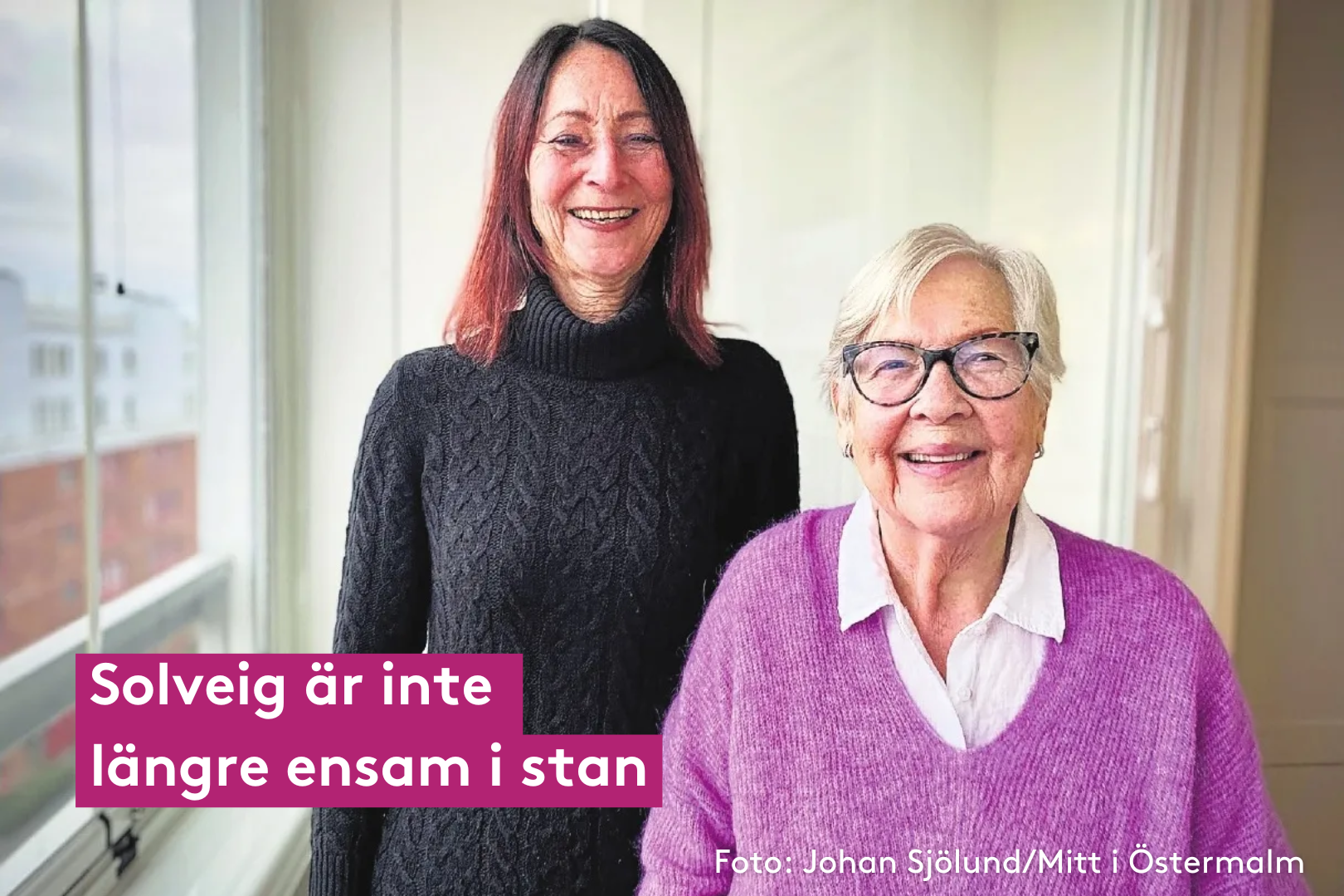 Mitt i Östermalm - Solveig har inte missat en träff på två år