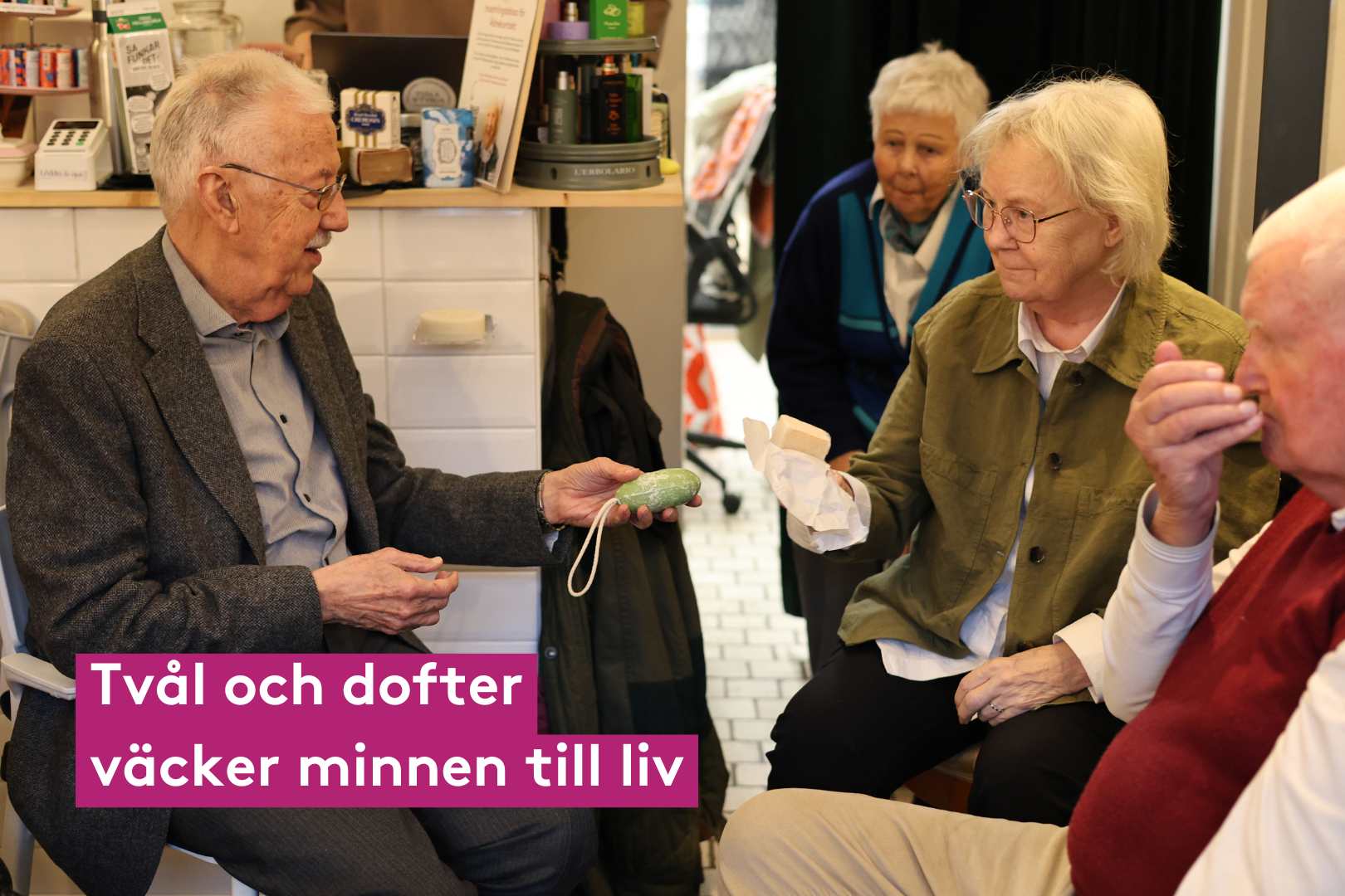Tvåla &amp; Tvaga bjöd in till fika och tvålföreläsning