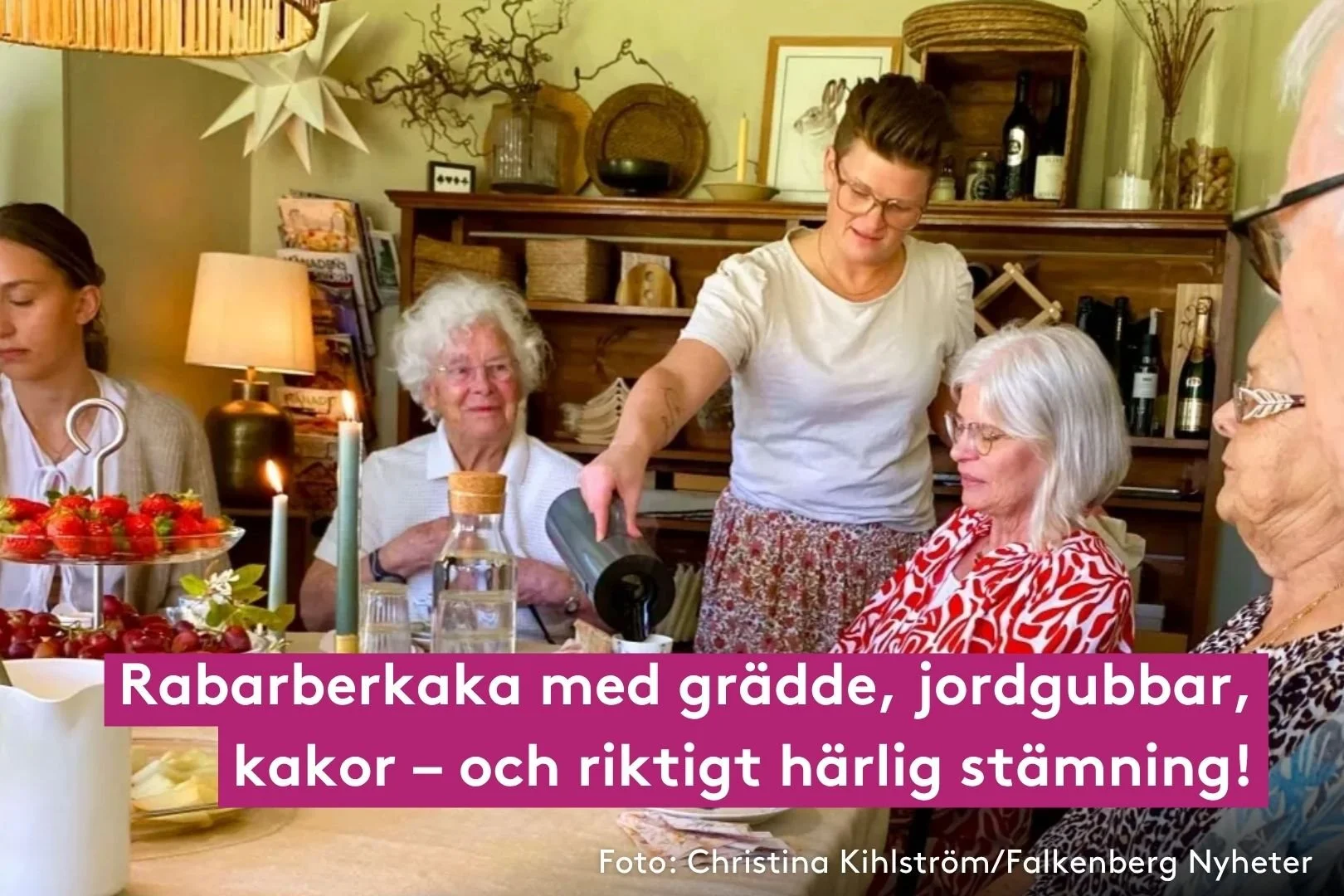 Falkenbergs Nyheter – Äldrekontakts fikaträffar i Falkenberg blomstrar!
