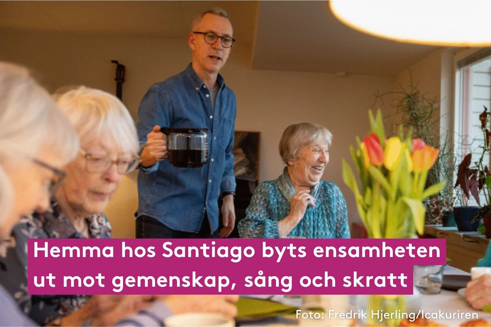 Icakuriren - På fika hemma hos Santiago