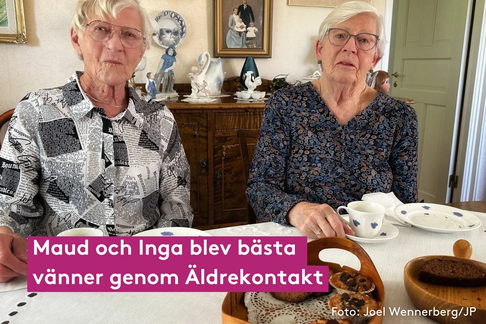 Jönköpings-Posten – De blev nära vänner på ålderns höst