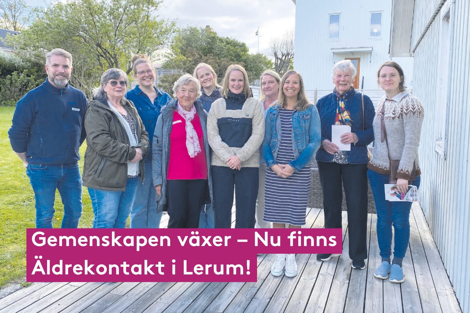 Lokalpressen Lerum – Fikagrupp ska minska ensamhet bland äldre