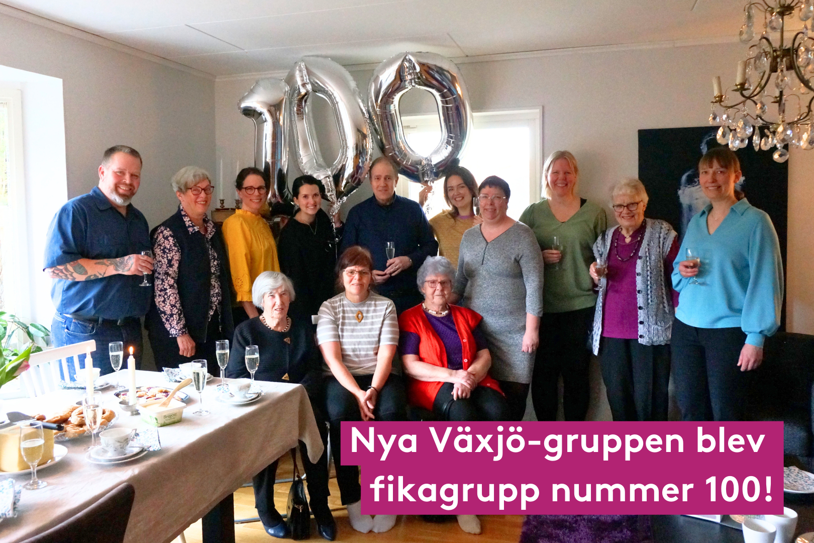 En stor milstolpe uppnådd - Vi har nu 100 fikagrupper!