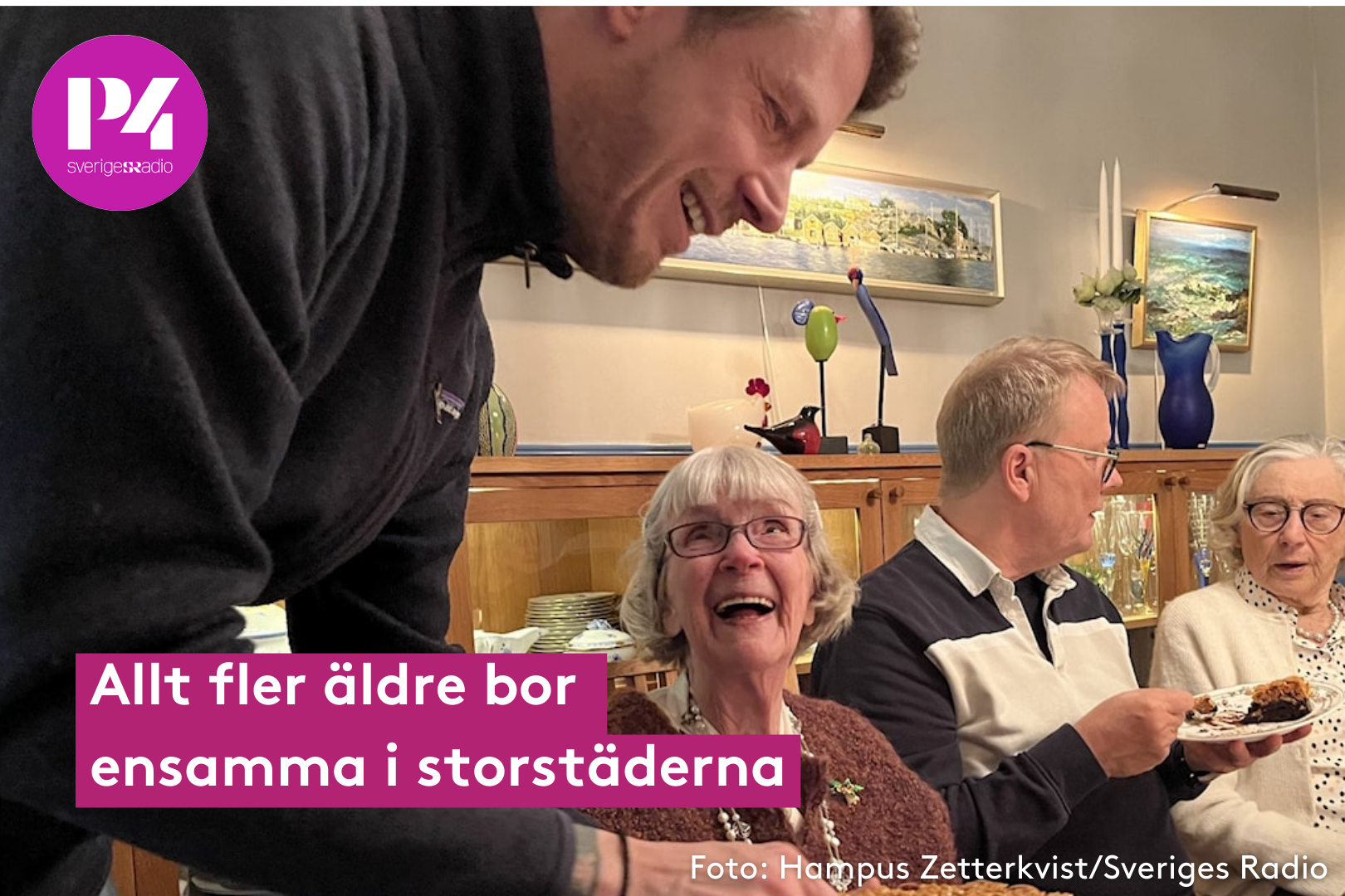 P4 Göteborg - Fikaträffarna sätter guldkant på Ulla-Britts tillvaro