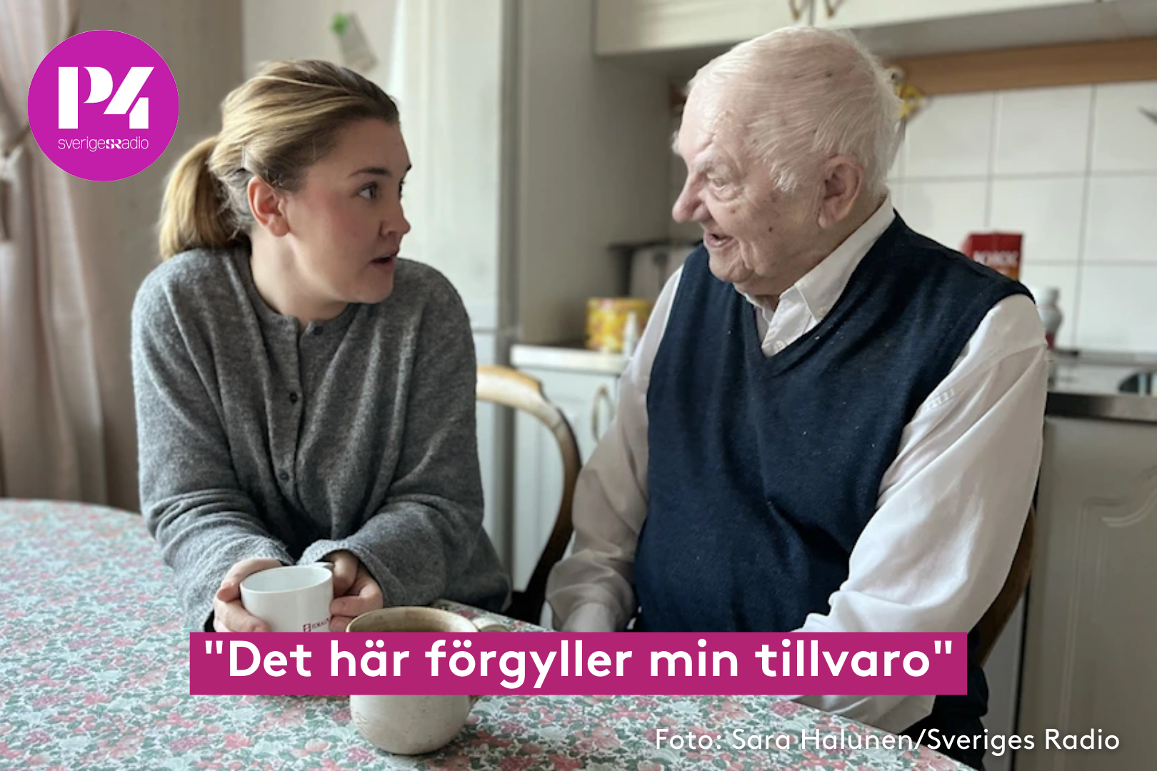 P4 Västernorrland - Olan bjuds hem på fikaträff - för att motverka ensamhet