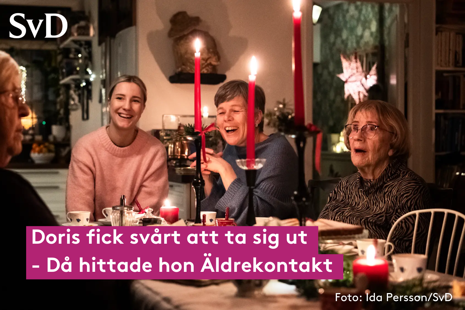 SvD träffar Doris och hennes nyfunna gemenskap