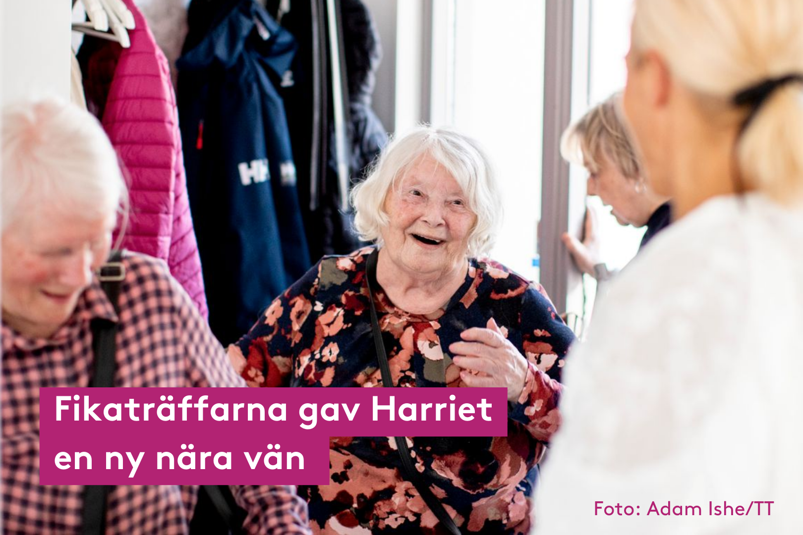 SvD - Fikaträffarna blev Harriets räddning