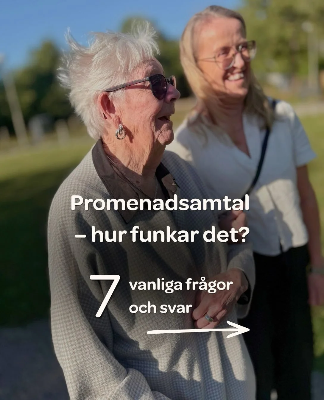 Du kan anm&auml;la dig till Promenadsamtal oavsett var i Sverige du bor! 🌳 H&auml;r svarar vi p&aring; de vanligaste fr&aring;gorna om hur Promenadsamtal fungerar. 👣

Undrar du n&aring;got annat? L&auml;s mer via l&auml;nken i v&aring;r profil. D&a