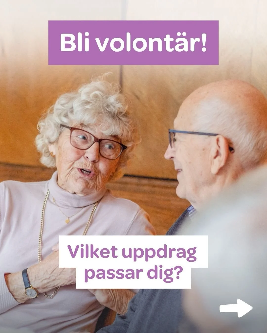 Vill du g&ouml;ra n&aring;got meningsfullt som har stor betydelse f&ouml;r &auml;ldres (och ditt eget) v&auml;lm&aring;ende? Bli v&aring;r volont&auml;r! 🥰

V&auml;lj det uppdrag som passar dig och ditt livspussel. P&aring; v&aring;r hemsida kan du 