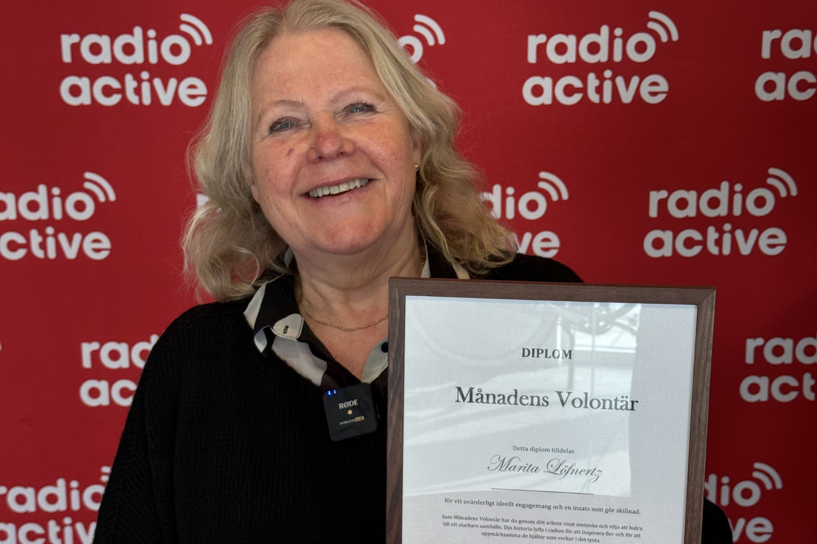 Stort jubel för Marita – månadens volontär 🌟
