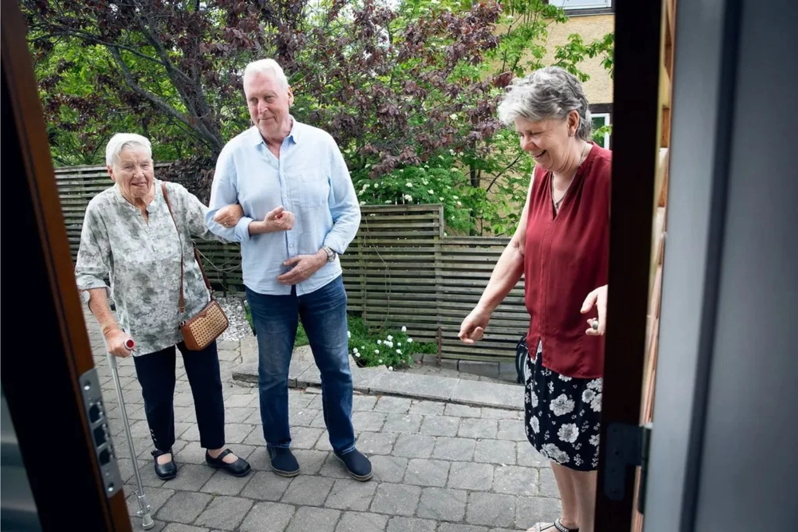 Mitt i Stockholm på besök i Älvsjö