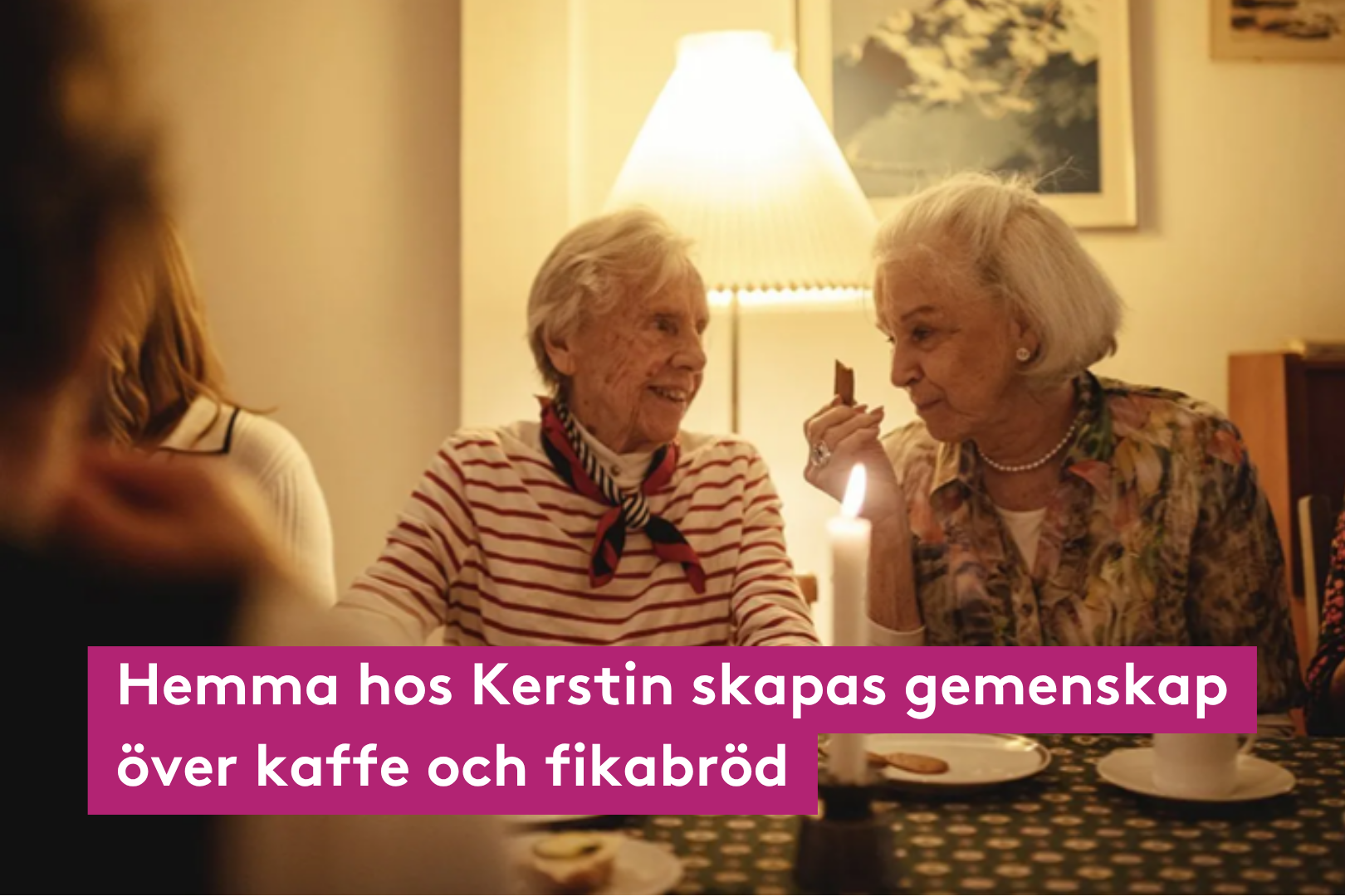 Dagens ETC – Äldrekontakt byter ensamhet mot söndagsfika
