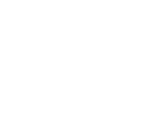 En vit ikon av en kaffekopp på svart bakgrund.