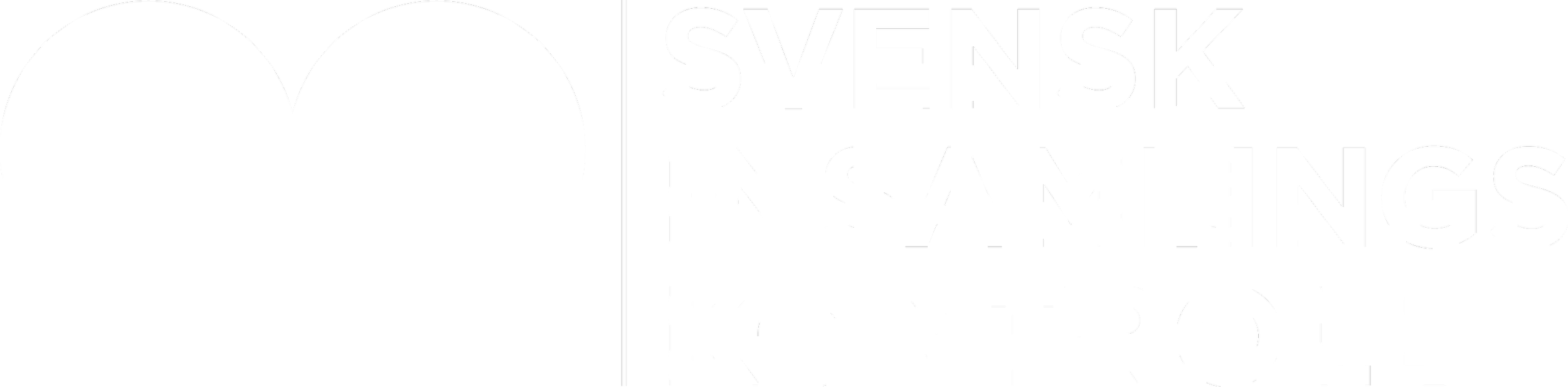 Logotyp för 90-konto av Svenska Insamlingskontroll, med svart bakgrund och vit text.